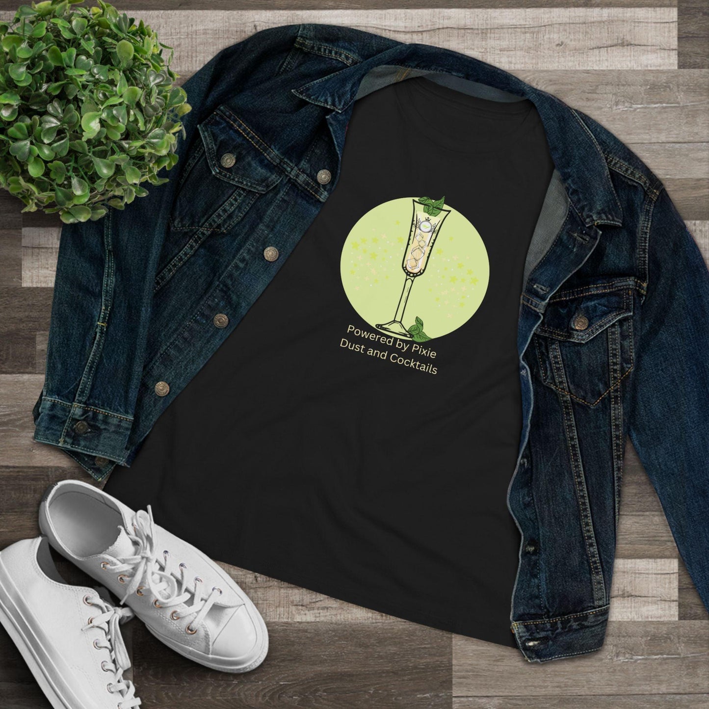 Drinking Around the World: Powered by Pixie Dust and Cocktails Women's Tee - Whippie's