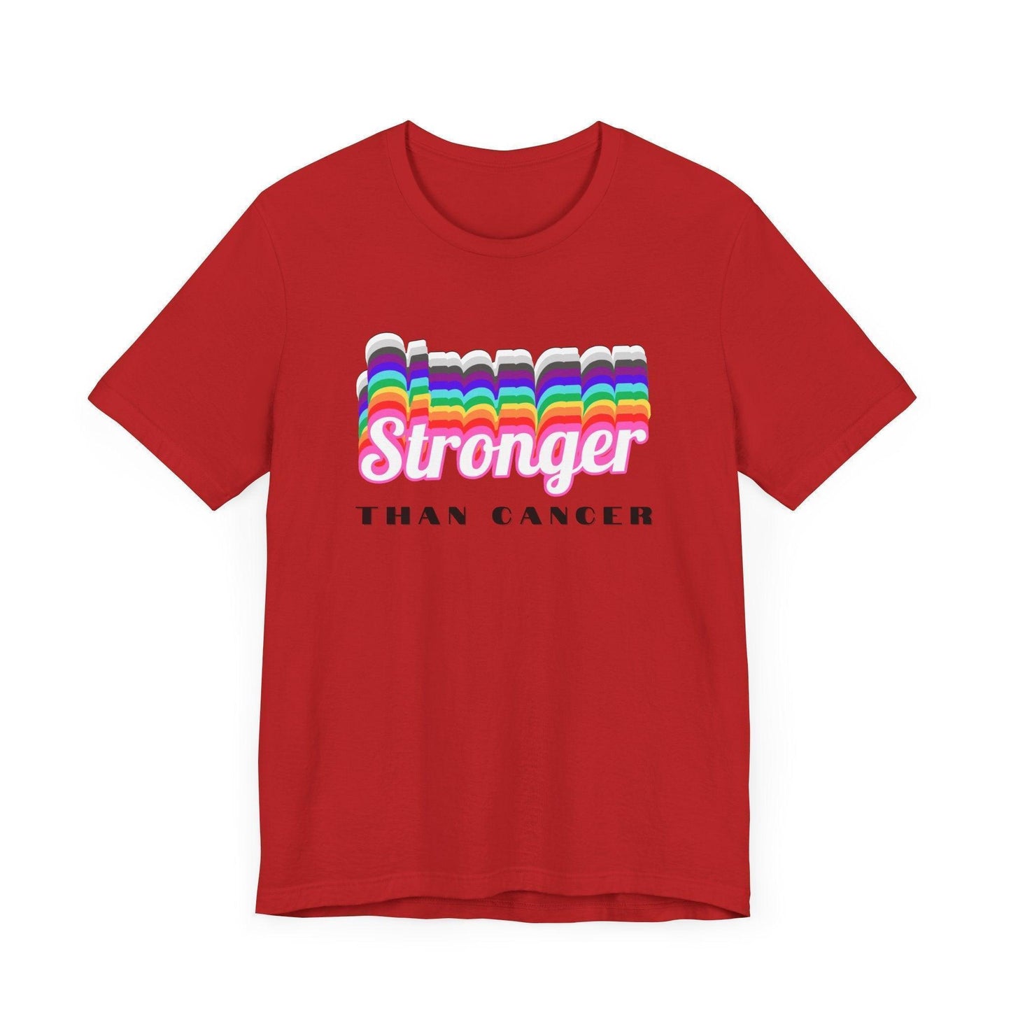 💪 Stronger Than Cancer 🎗️ Unisex Jersey Tee ✨ Show your support, wear your strength. - Whippie's