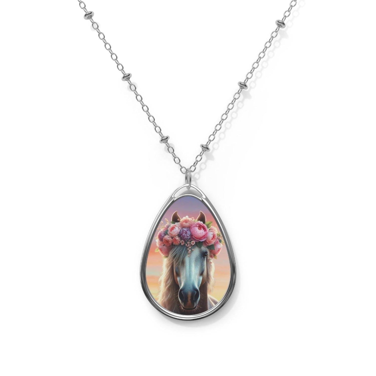Oval Necklace - Carry Your Beloved Horse with You 🐴💖 - Whippie's