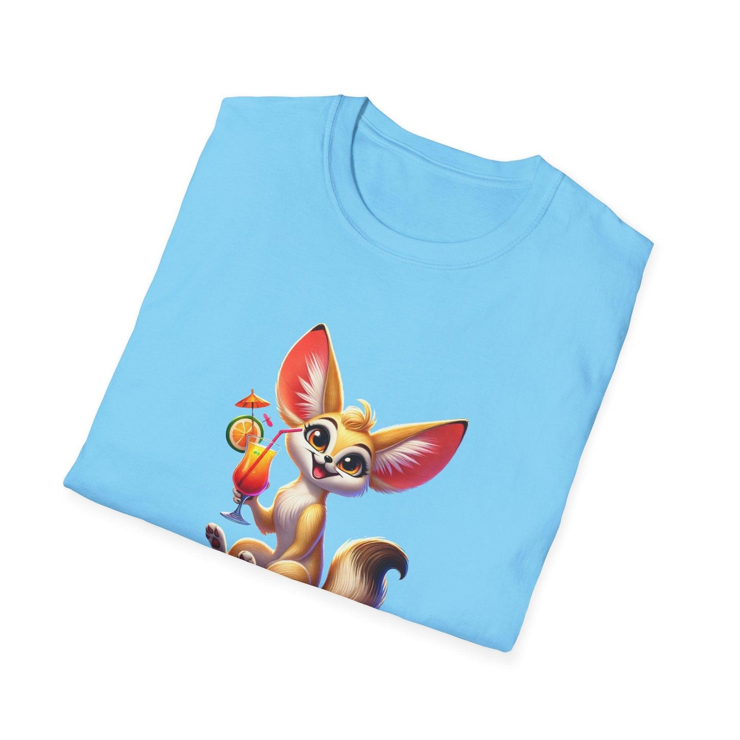 Fennec Fox Cocktail - Cheers to Good Times and Smiles! š¦šø Unisex T-shirt - Whippie's
