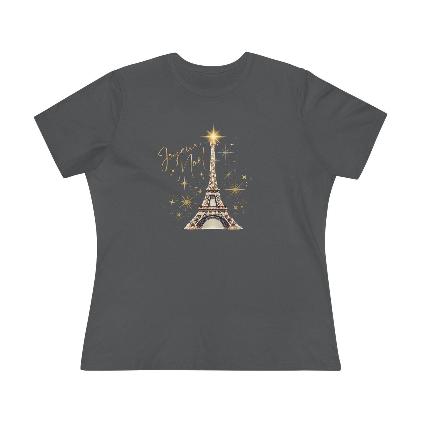 ✨ Joyeux Noël Women's Tee 🗼 A touch of Parisian elegance. - Whippie's