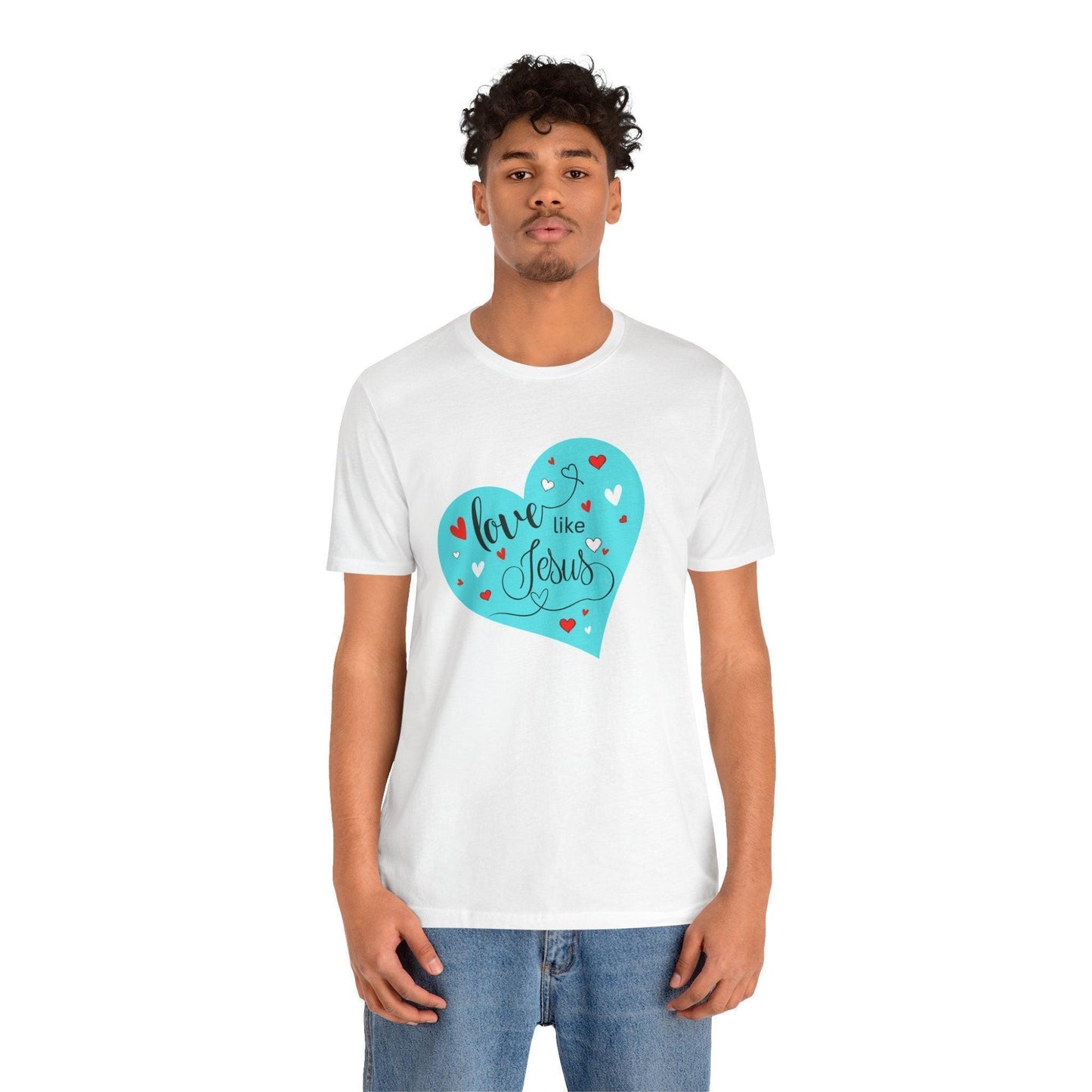 💙 Love Like Jesus ❤️ Unisex Jersey Tee ✨ Spread love and kindness. - Whippie's