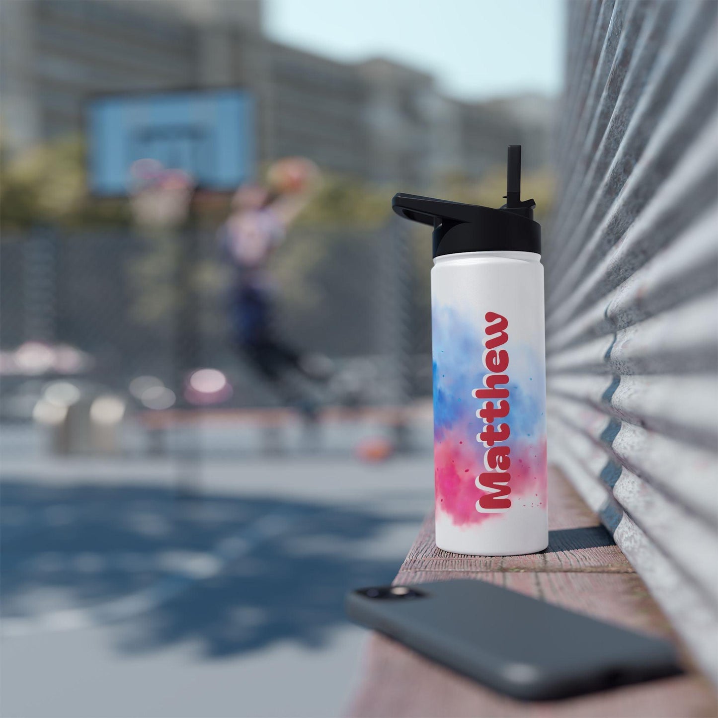 I Can Do Hard Things Stainless Steel Water Bottle - Personalizable - Whippie's