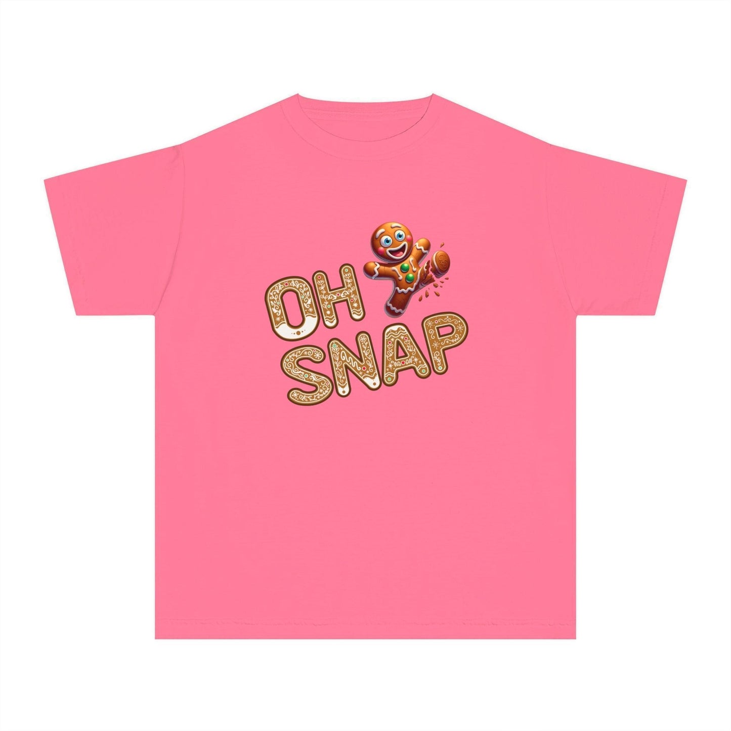 🍪 Oh Snap! 🍪 Youth Midweight Tee - Gingerbread Man Sweet Mishap! - Whippie's