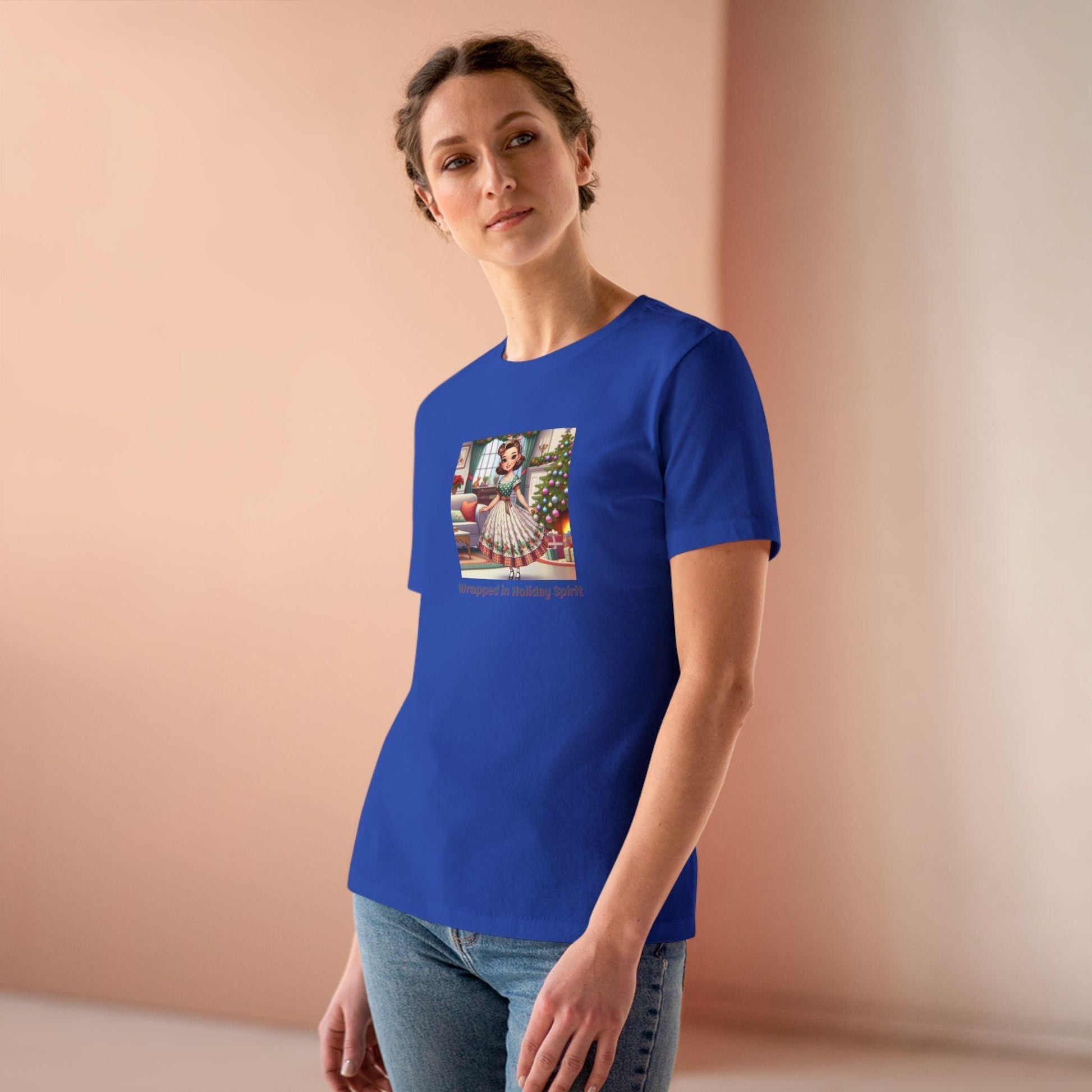 Wrapped in Holiday Spirit - Women's Softstyle Tee - Whippie's