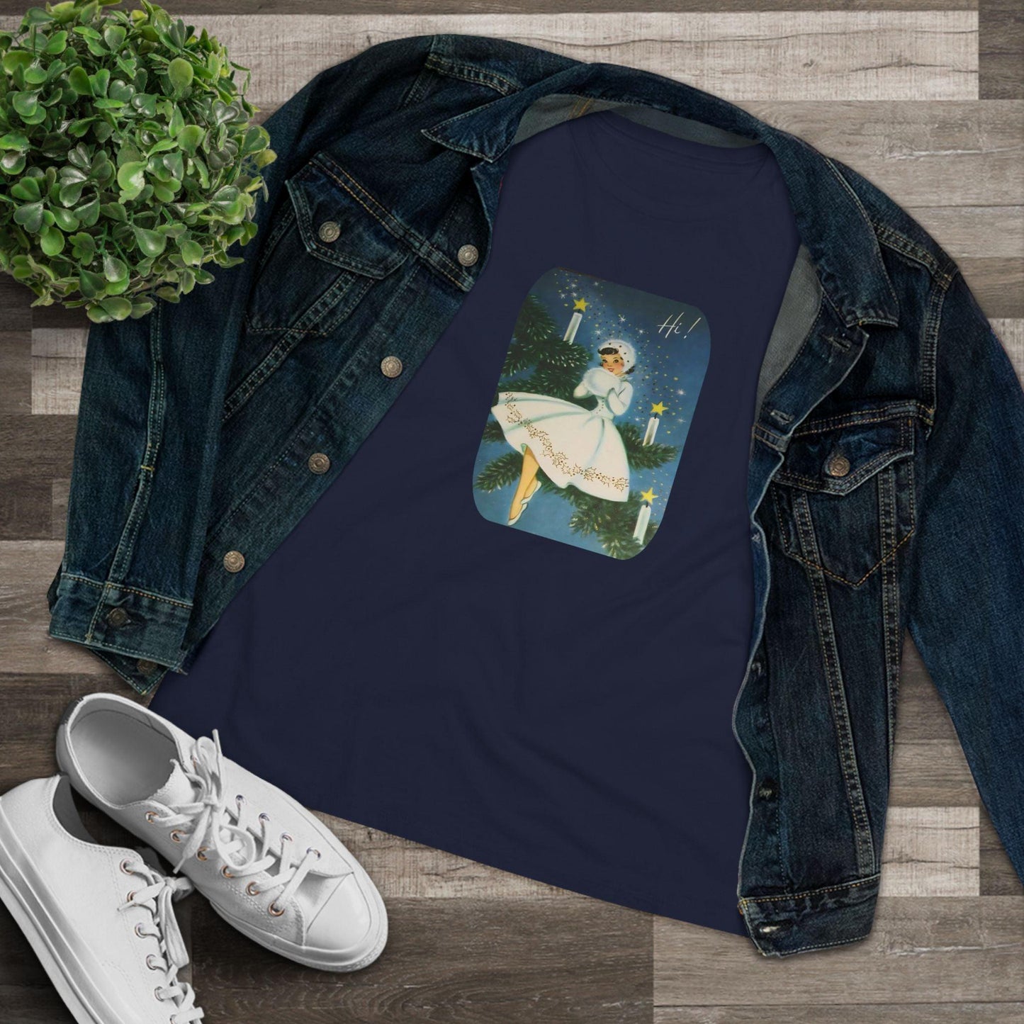 Hi! Lady in White - Women's Tee - Whippie's