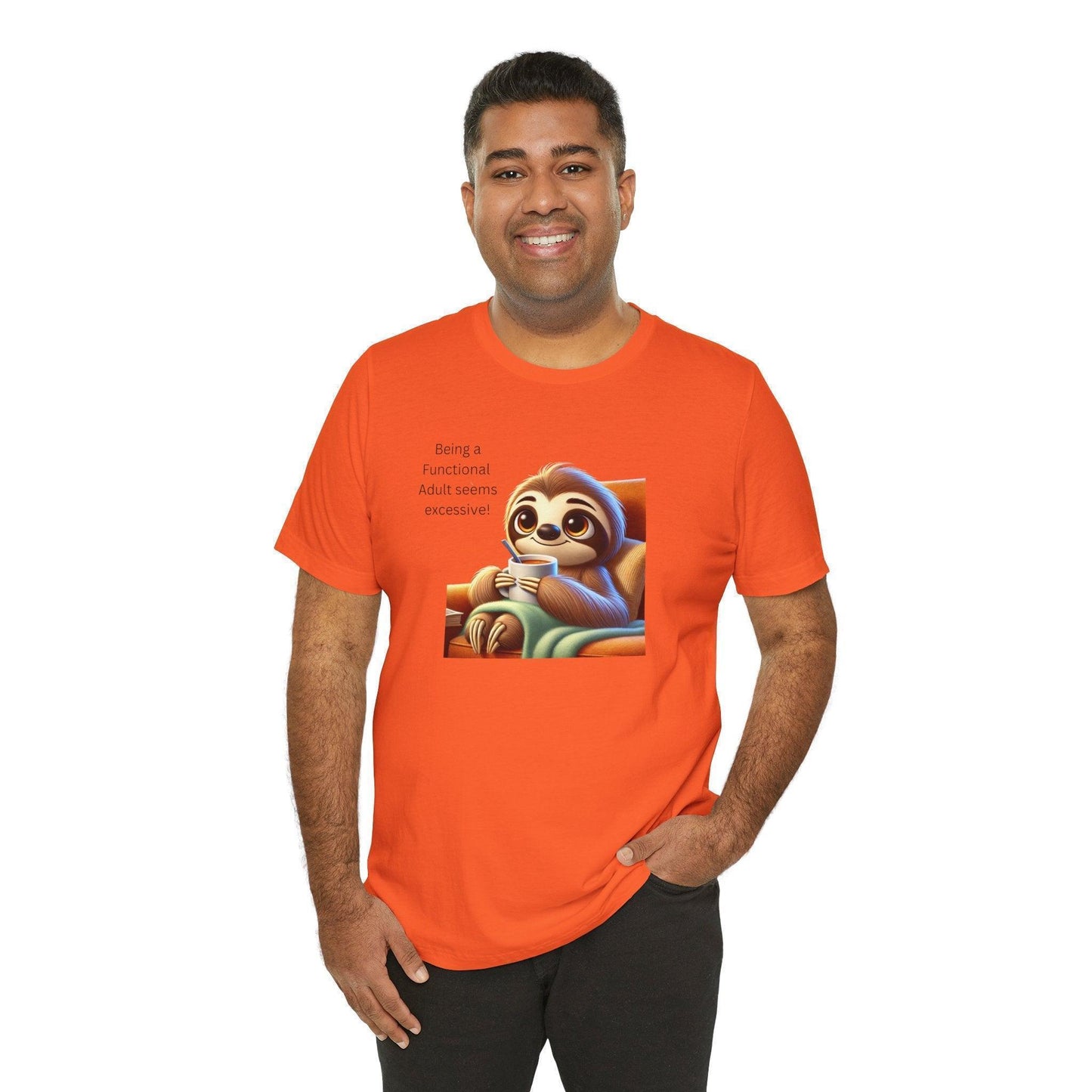 🦥 Functional Adult? Excessive! ☕ Unisex Jersey Tee ✨ - Whippie's