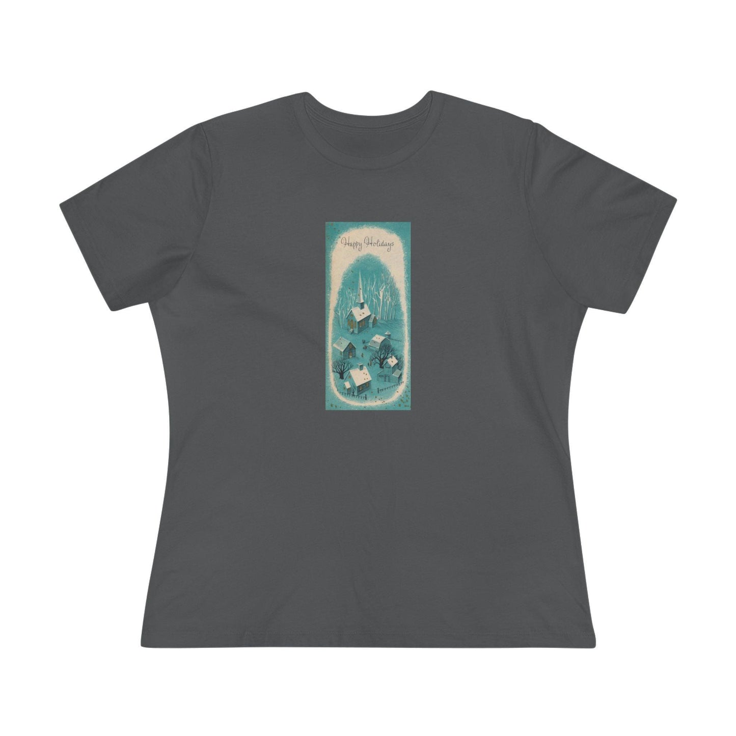 Happy Holidays - Vintage Village - Women's Tee - Whippie's