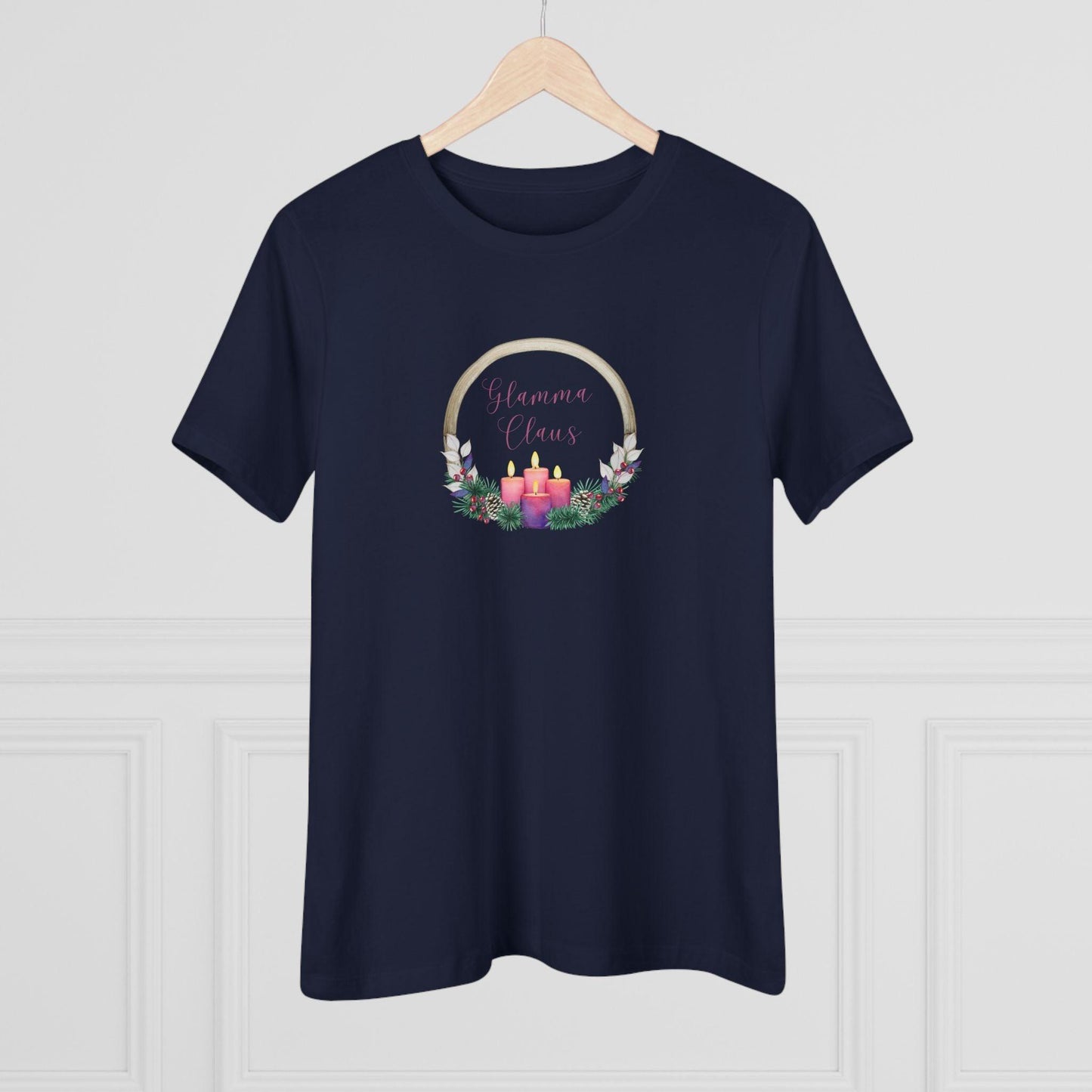 Glamma Claus - Christmas Cheer! 🤶🎄 - Women's Softstyle Tee - Whippie's