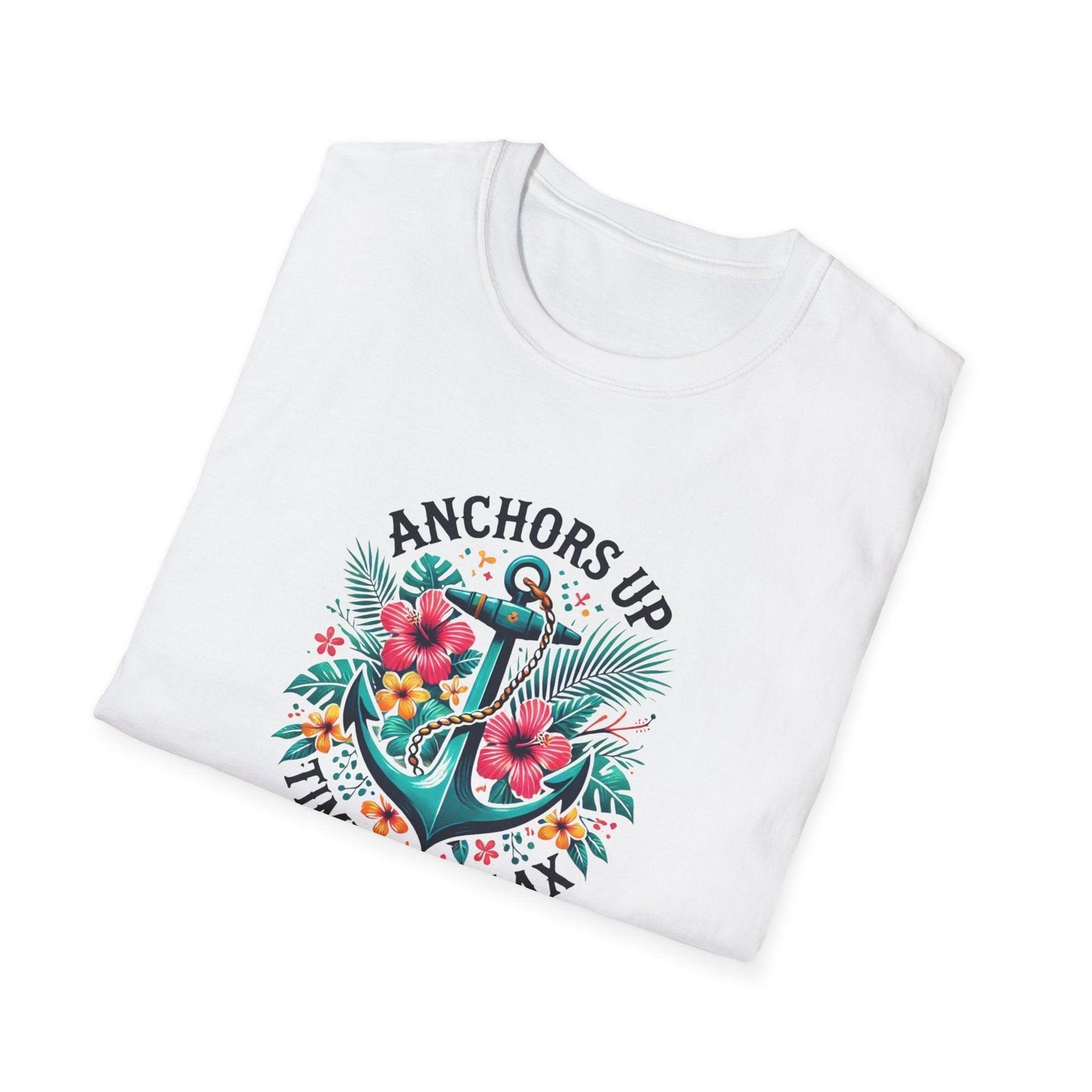 Anchors Up - Time to Relax - Unisex Tee! ๐บโ๏ธ - Whippie's