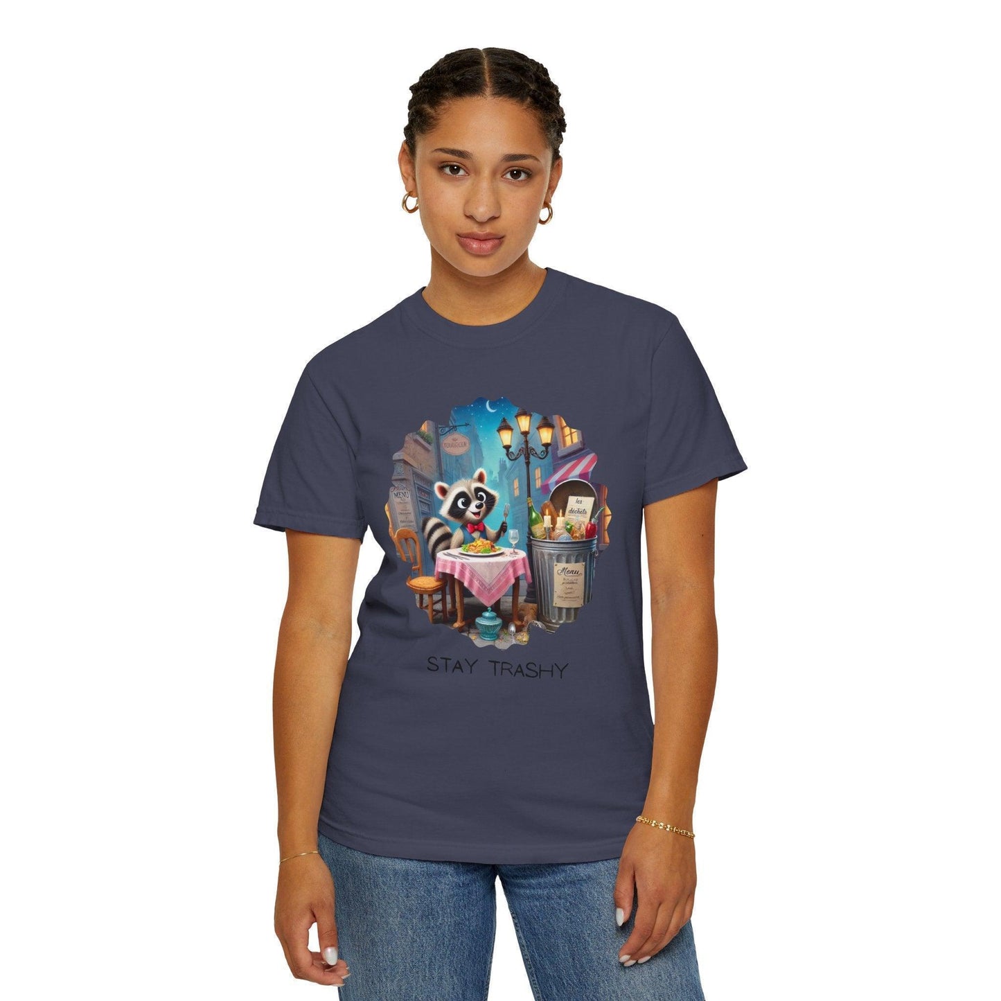 Stay Trashy! 🦝 🗑️ Unisex Tee - Comfort Colors ✨ - Whippie's