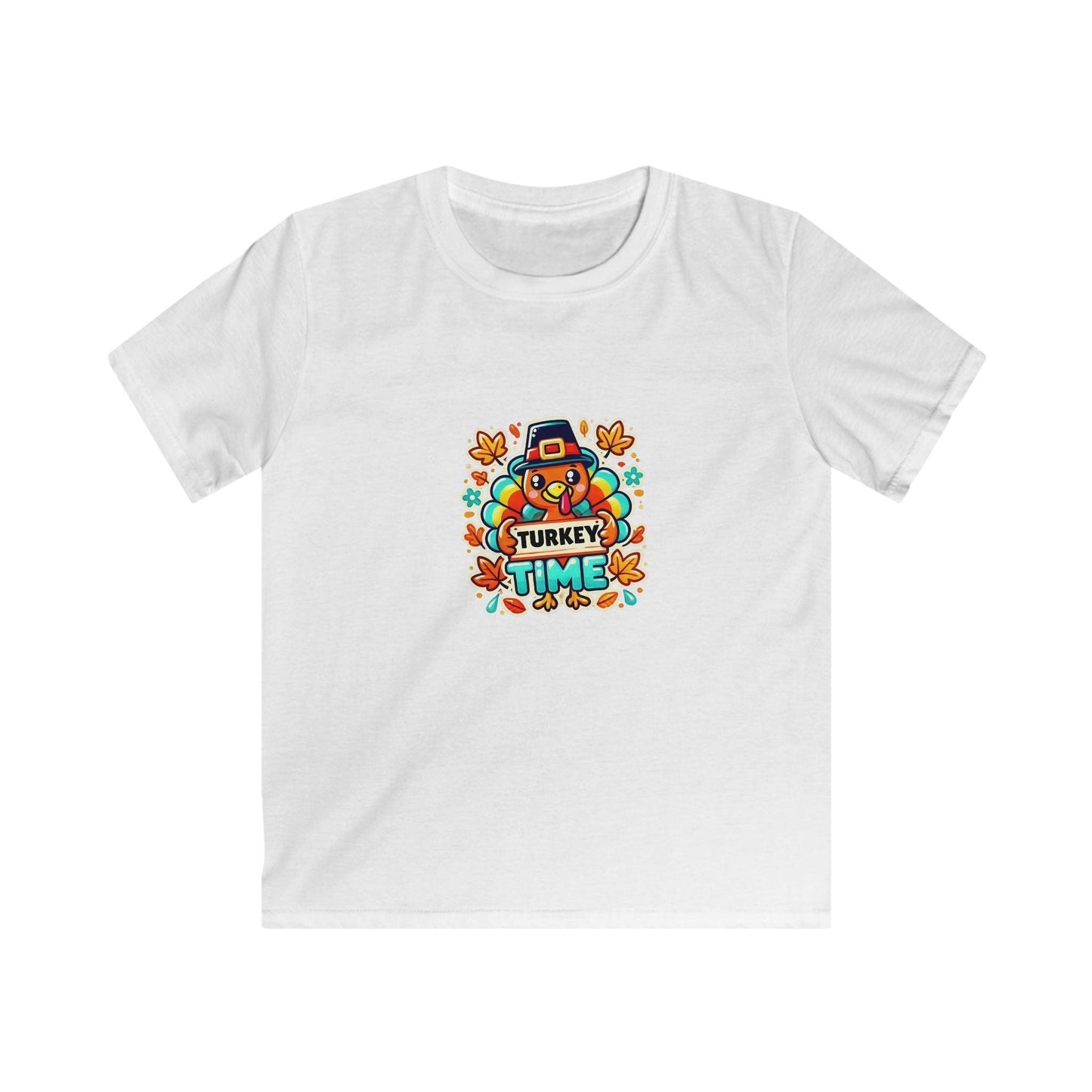 Turkey Time - Kids Softstyle Tee - Whippie's