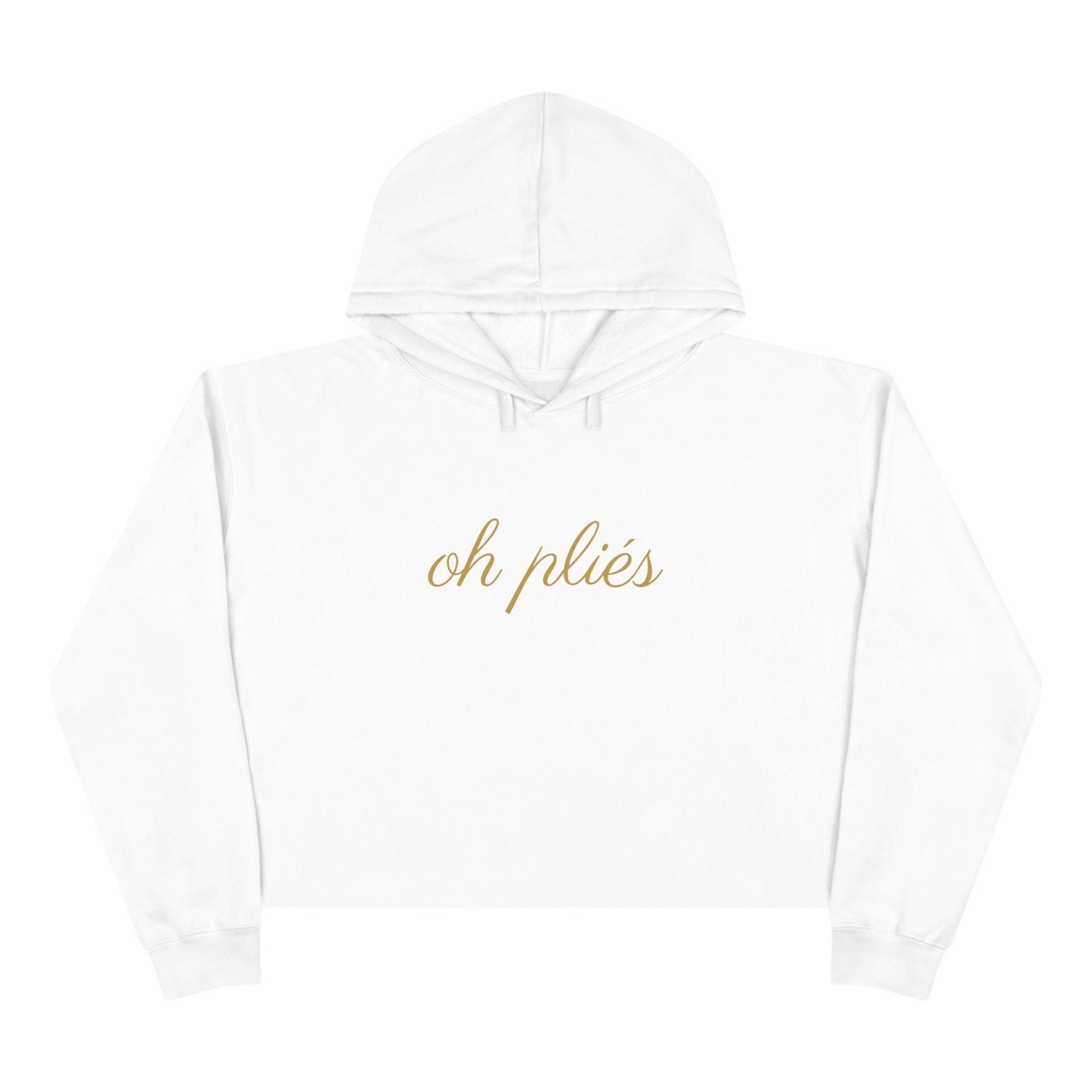 ✨ Oh Pliés ✨ Women's Cropped Hoodie 💖 - Whippie's