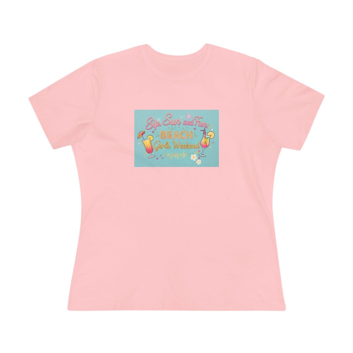 Sun, Sips, and Fun Beach Girls' Weekend - Women's Softstyle Tee - Whippie's