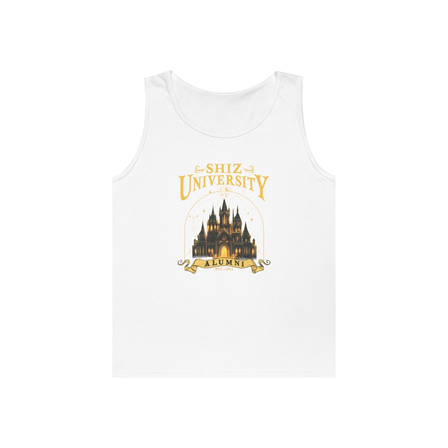 Shiz University Alumni Tank Top | Unisex Heavy Cotton | Graduation Gift, College Apparel, Summer Wear, Casual Outfit, School Spirit - Whippie's