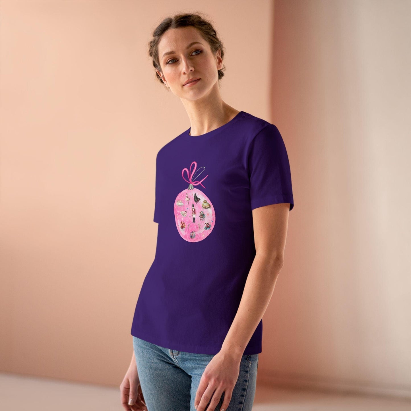 Nutcracker Ornament - A Whimsical Winter Wonderland! 🎄✨ Women's Softstyle Tee - Whippie's