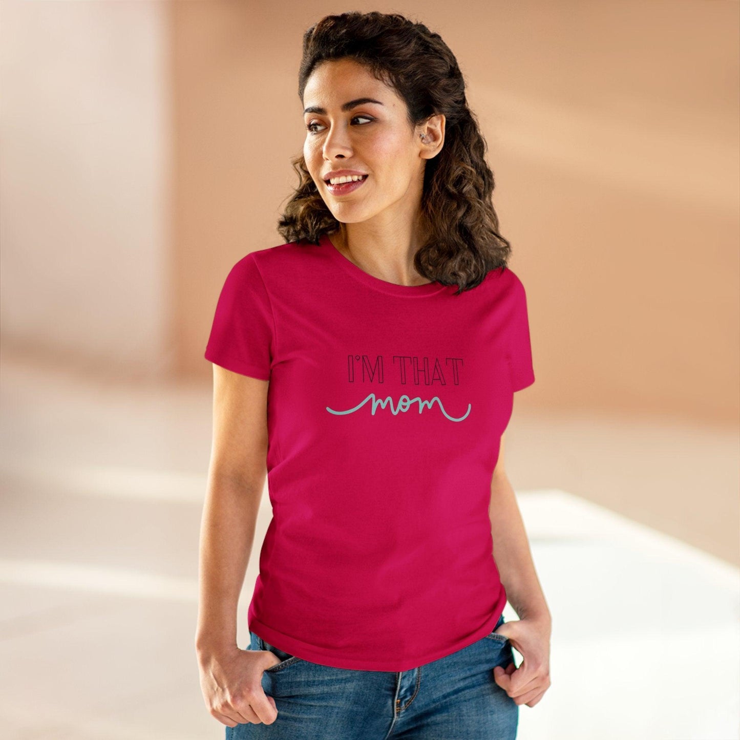 ✨ I'm That Mom 🦸♀️ Women's Tee 💖 Supermom: Strong, Fierce, and Protective! - Whippie's
