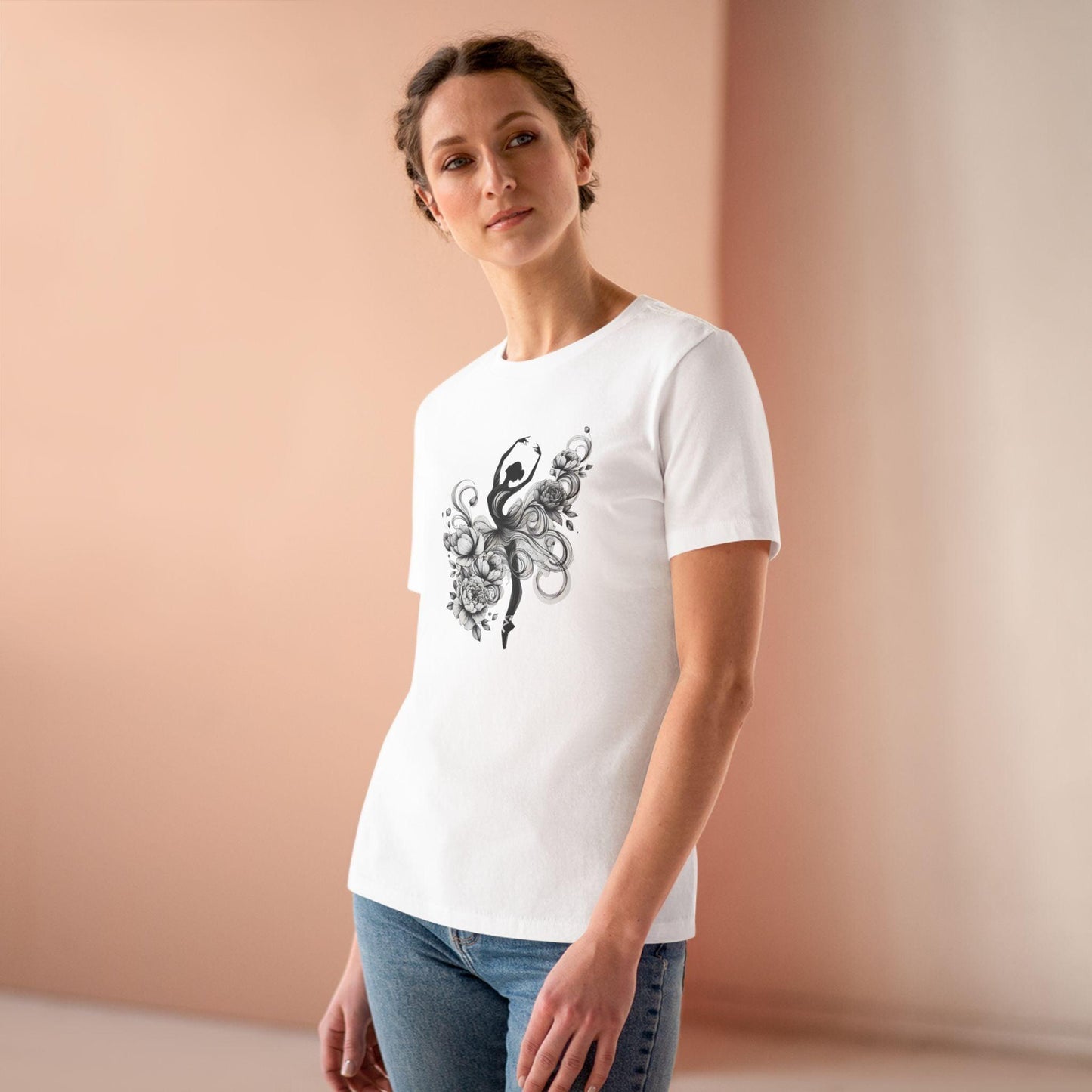 Ink & Grace Women's Tee - Dance with Passion! 🩰✨ - Whippie's