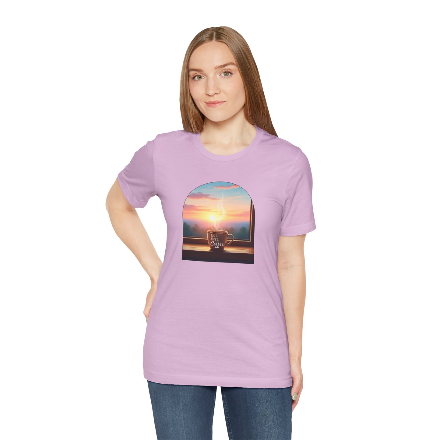 But First, Coffee - Unisex Jersey Tee - Whippie's
