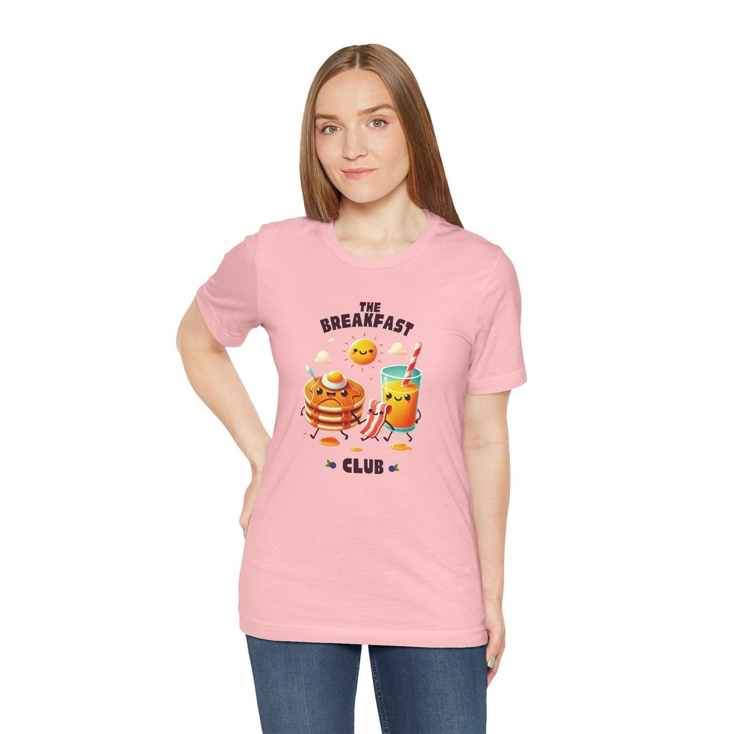 🥞 Breakfast Club 🍳 Unisex Jersey Tee ☀️ Rise and shine, breakfast time! - Whippie's