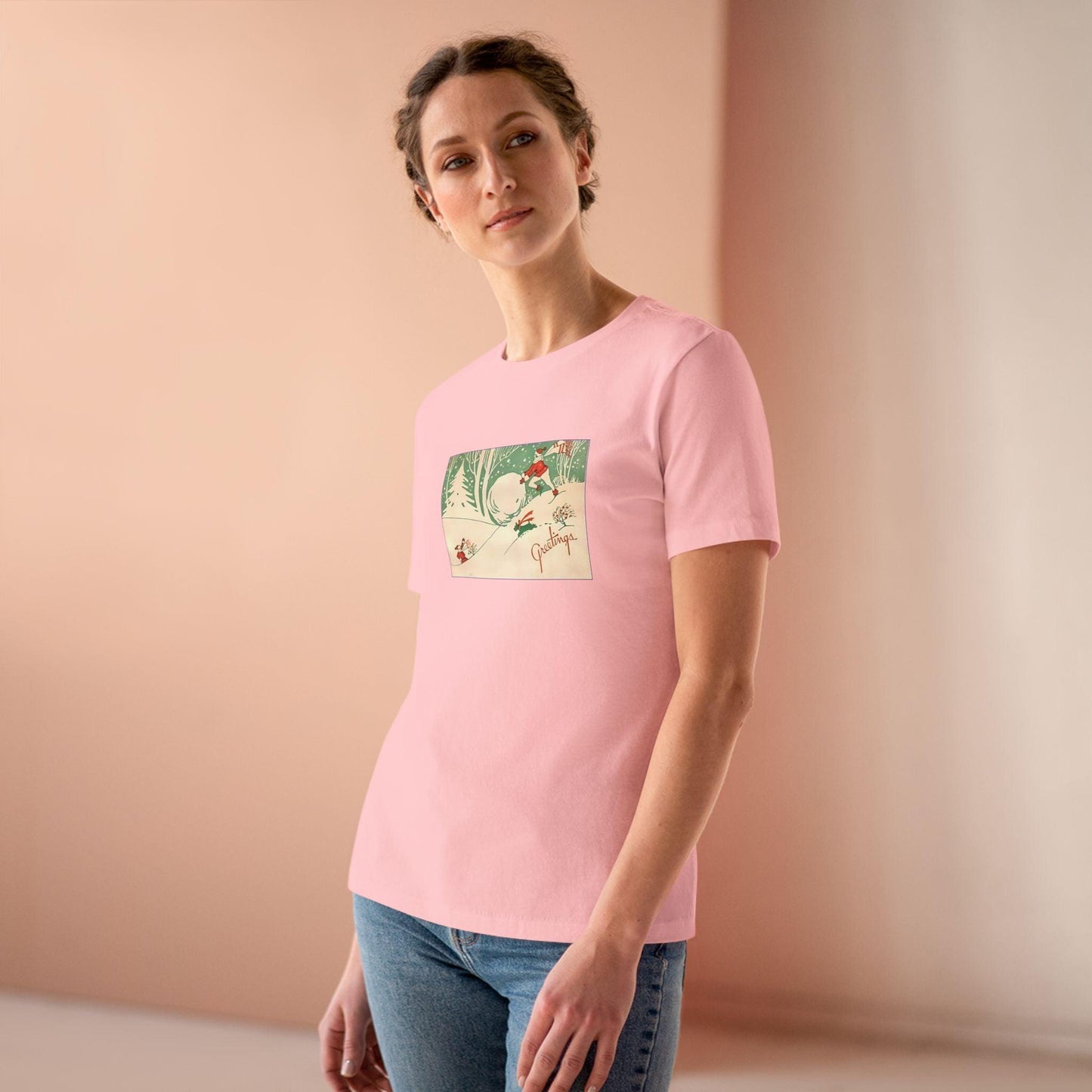 Greetings - Snow Fun - Women's Tee - Whippie's
