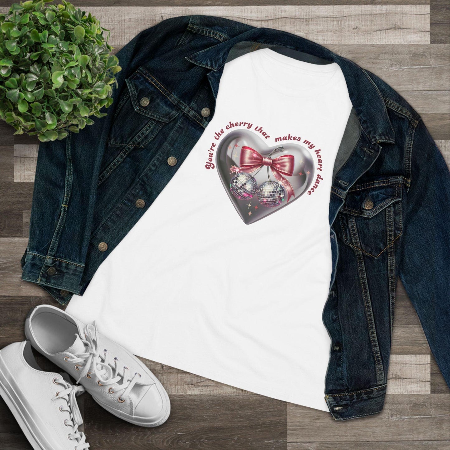 🍒 You're the Cherry that Makes My Heart Dance 🍒 Women's T-shirt - Whippie's