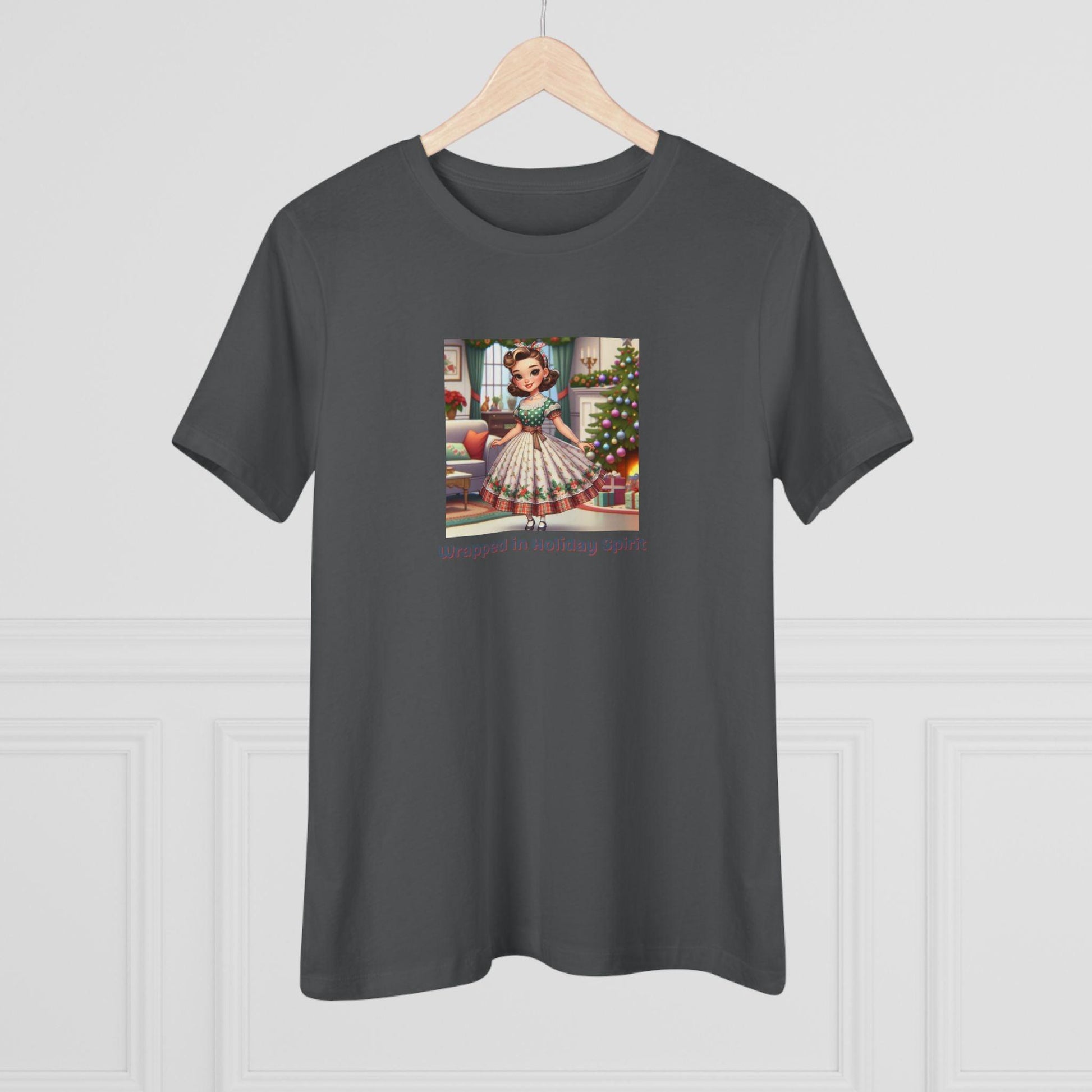 Wrapped in Holiday Spirit - Women's Softstyle Tee - Whippie's
