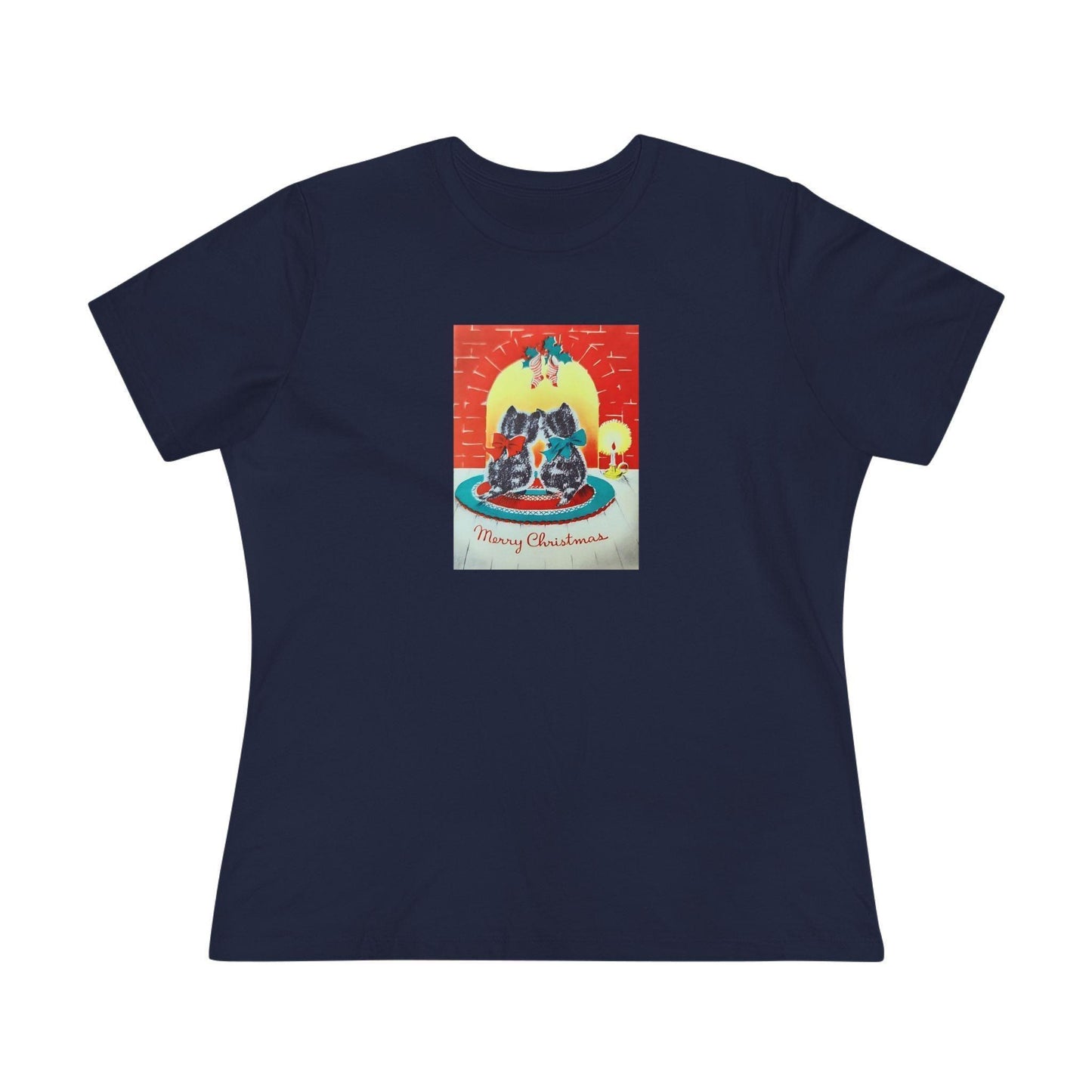 Merry Christmas Kittens - Women's Tee - Whippie's