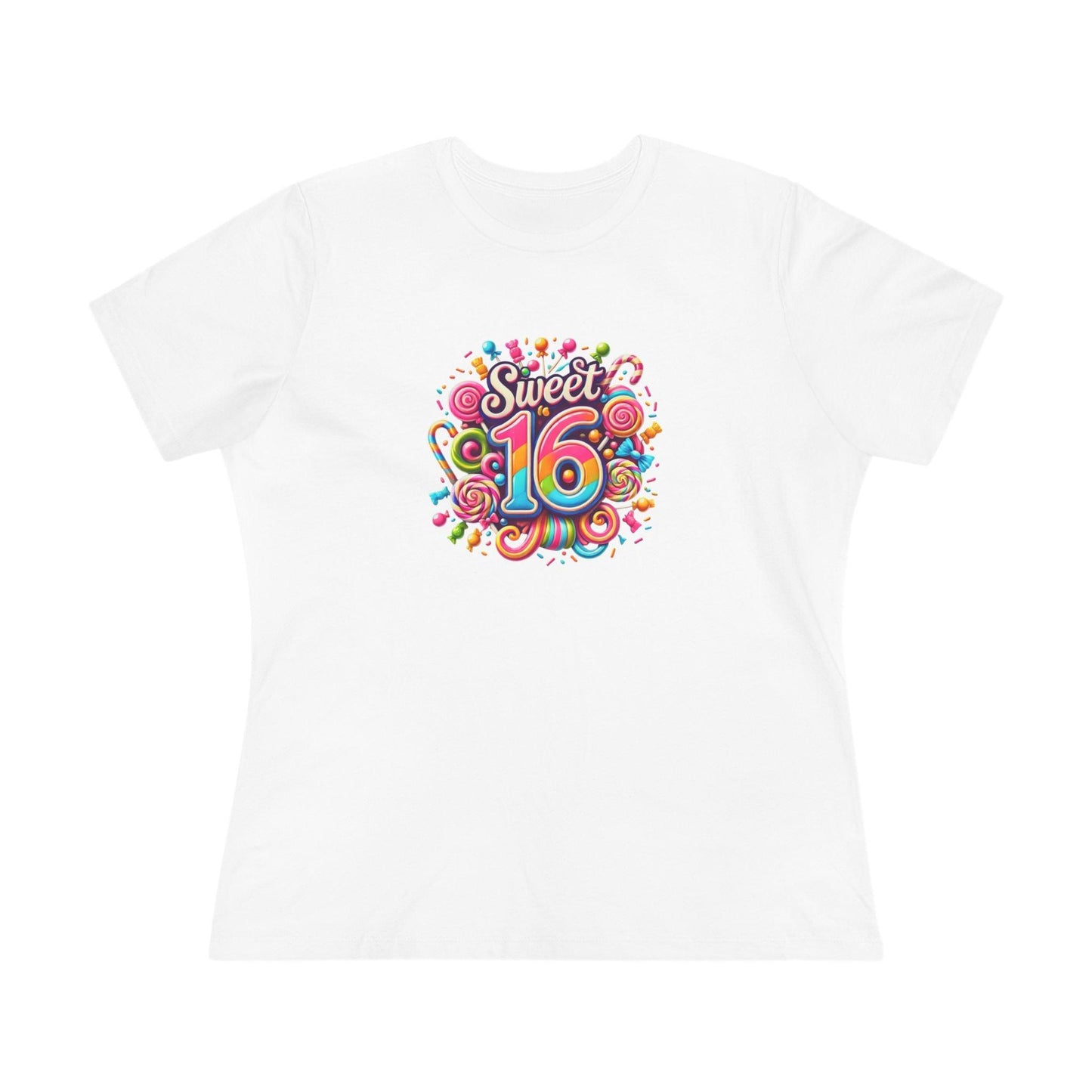 Sweet 16 Tee - Let's Celebrate! 🎉🍭 - Women's Softstyle Tee - Whippie's