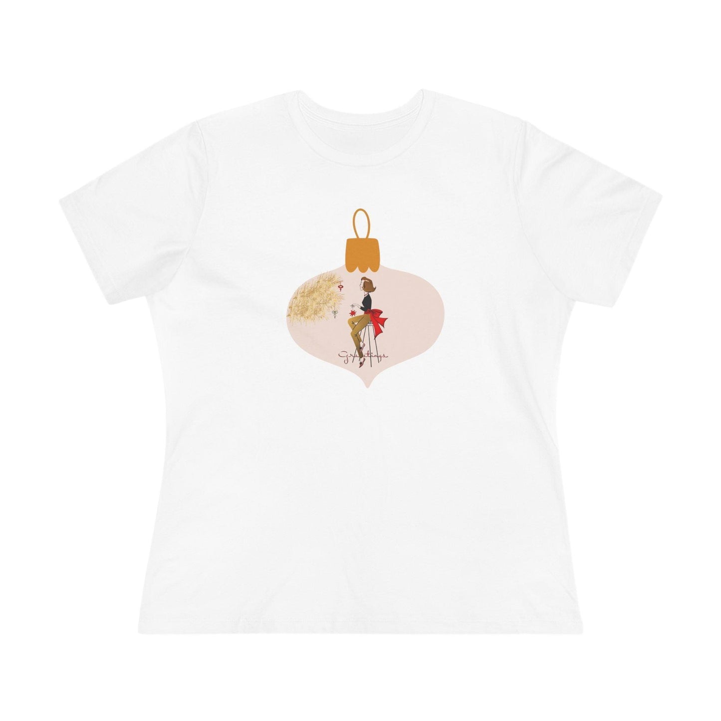 Retro Tree Decorating - Women's Tee - Whippie's