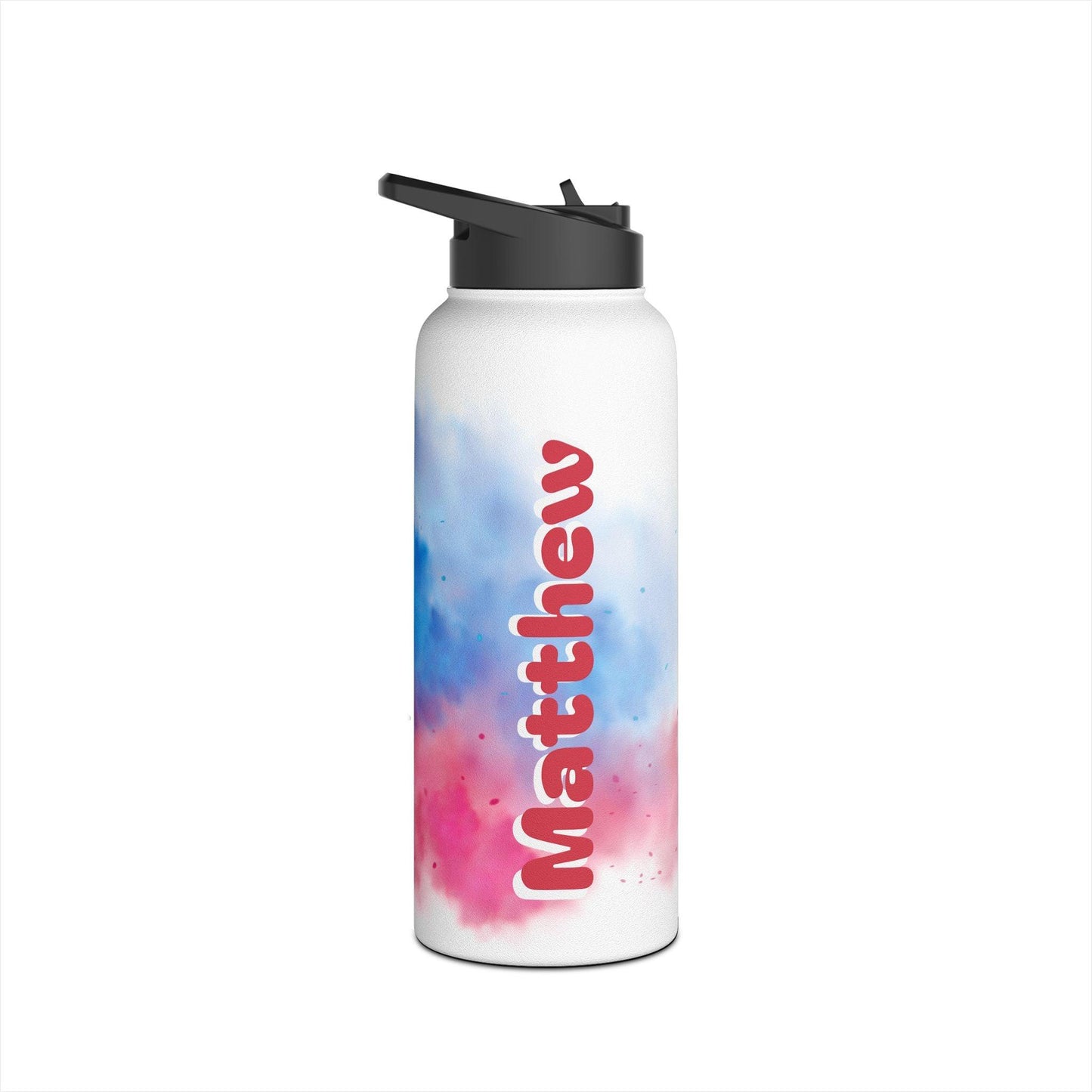 I Can Do Hard Things Stainless Steel Water Bottle - Personalizable - Whippie's
