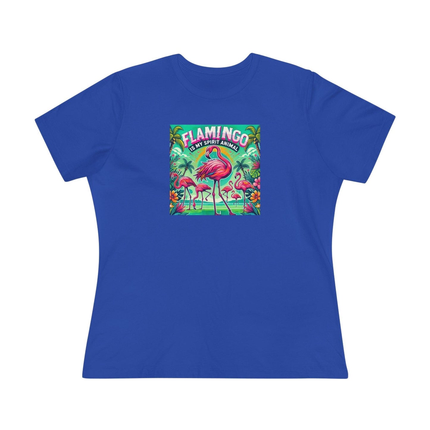 Flamingo is My Spirit Animal - Women's Softstyle Tee - Whippie's