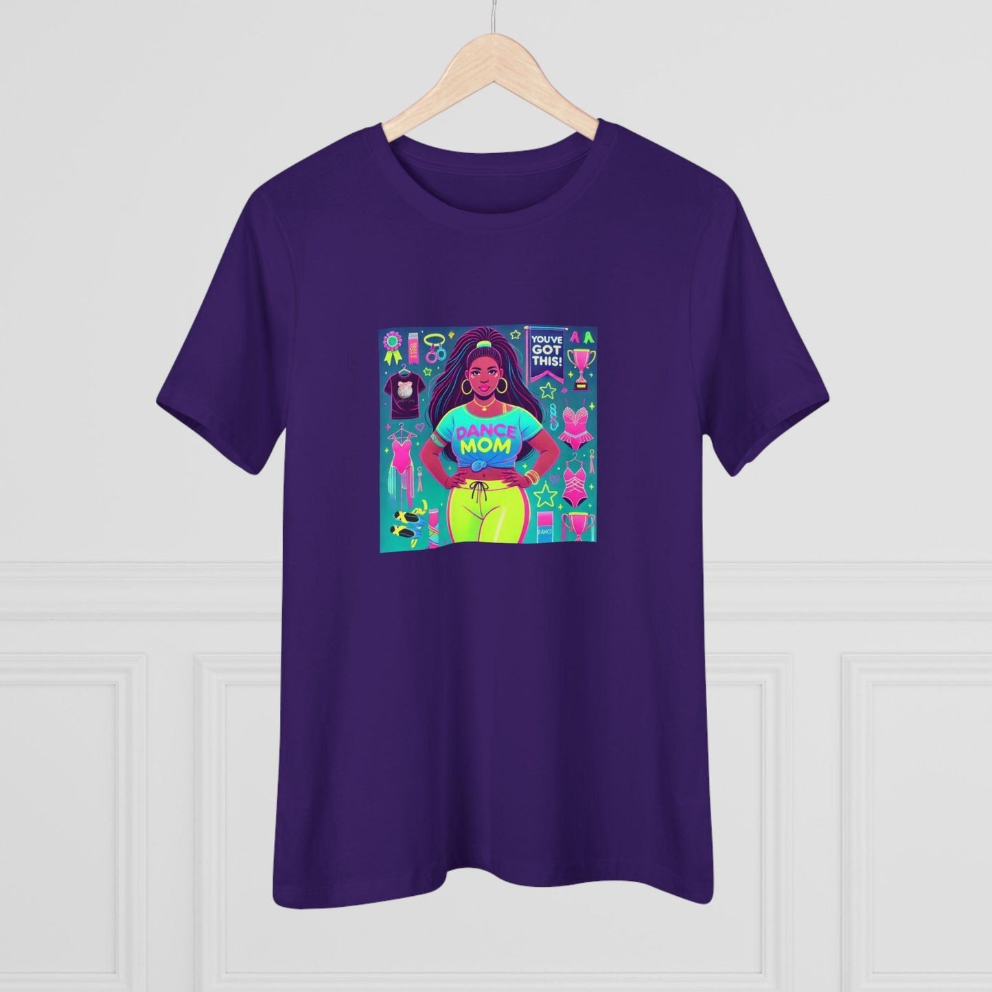 Dance Mom: You've Got This - Darker Skin Tone Mom - Curvy - Women's Softstyle Tee - Whippie's
