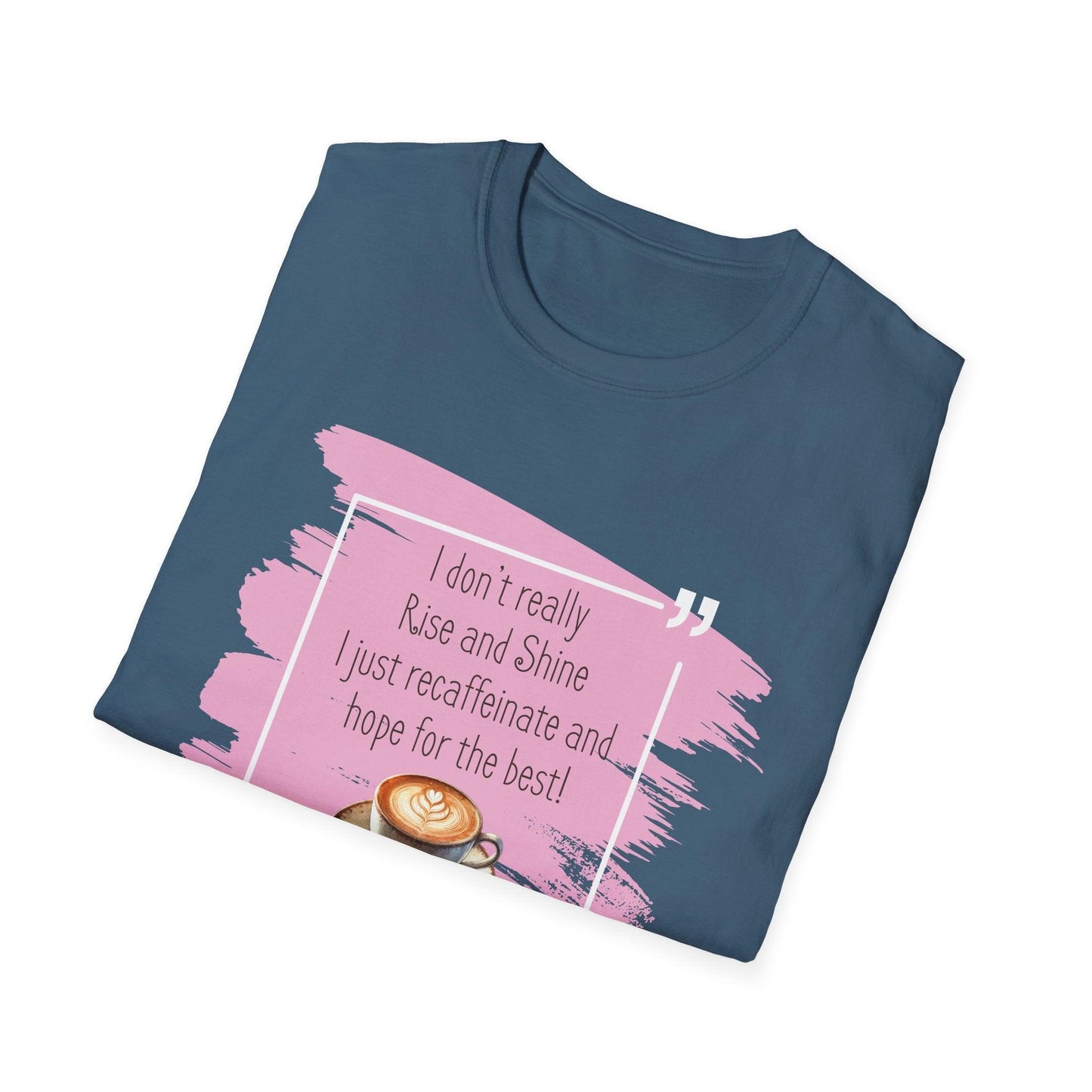 Recaffeinate & Hope Unisex Tee - But First, Coffee! ☕️💖 - Whippie's
