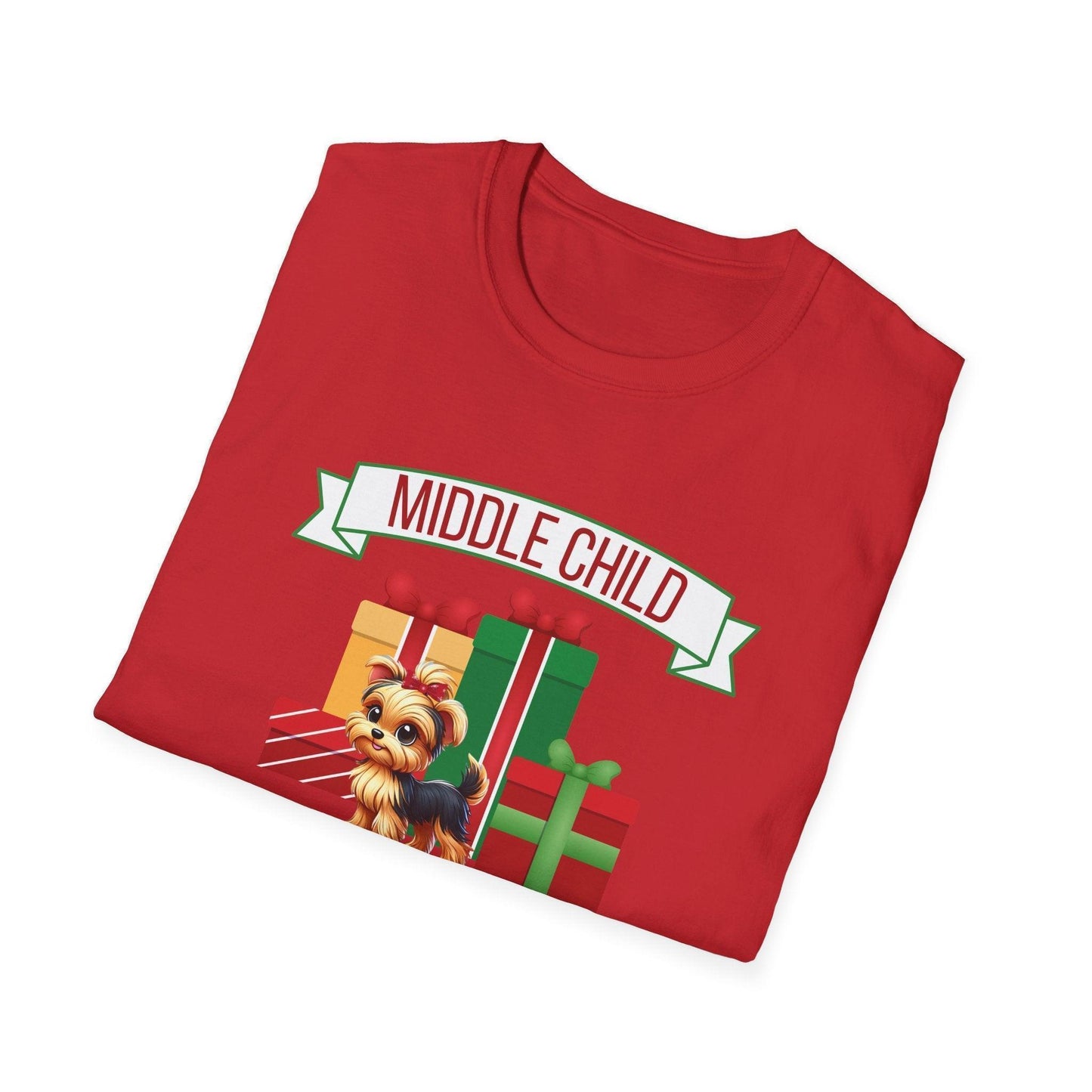 Middle Child, The Favorite 🎁🐶 Yorkie - Unisex Tee! 🎁👑 - Whippie's
