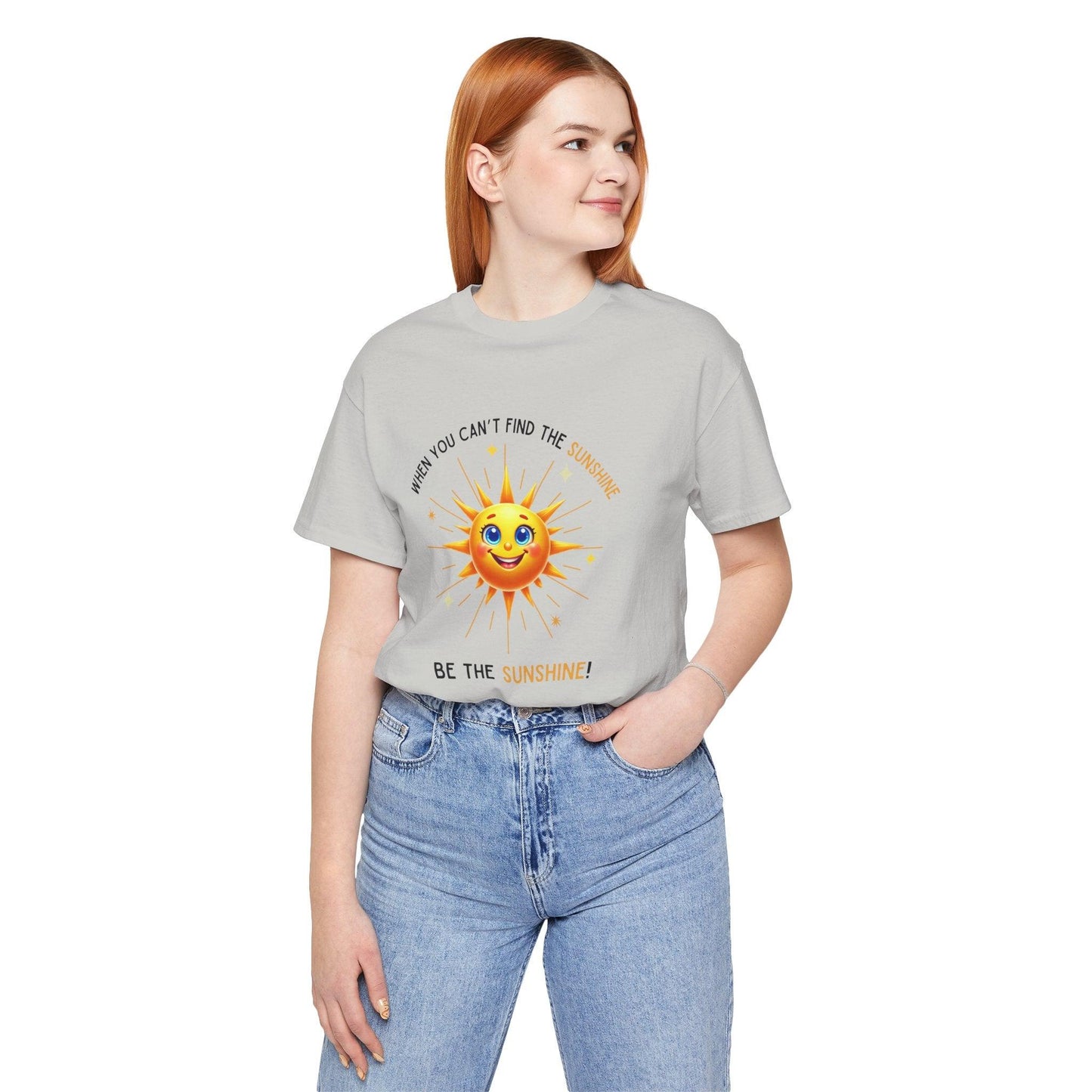 Be the Sunshine - Unisex Jersey Tee - ☀️ Let Your Inner Light Shine! ☀️ - Whippie's