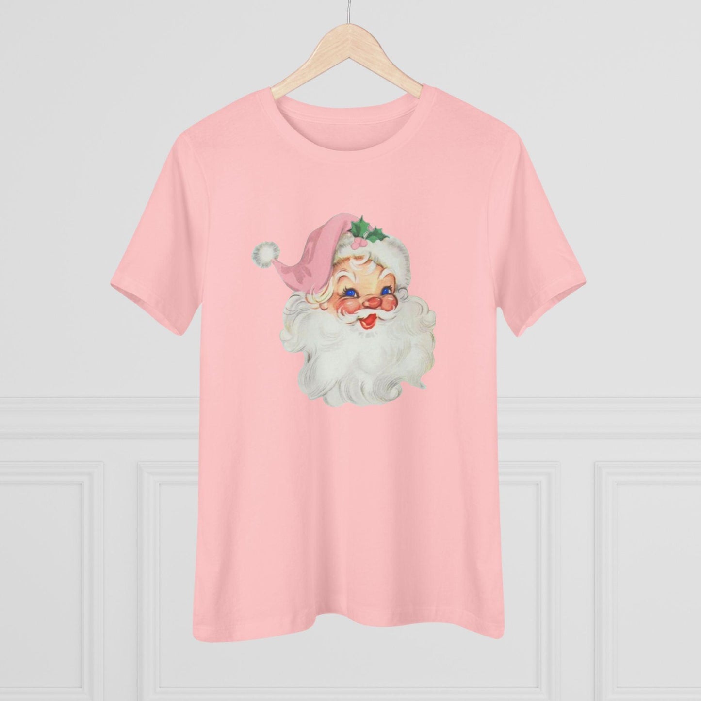 Blue-Eyed Santa Tee - Santa's Got the Blues (and We Love It!) 💙🎅 - Women's Softstyle Tee - Whippie's