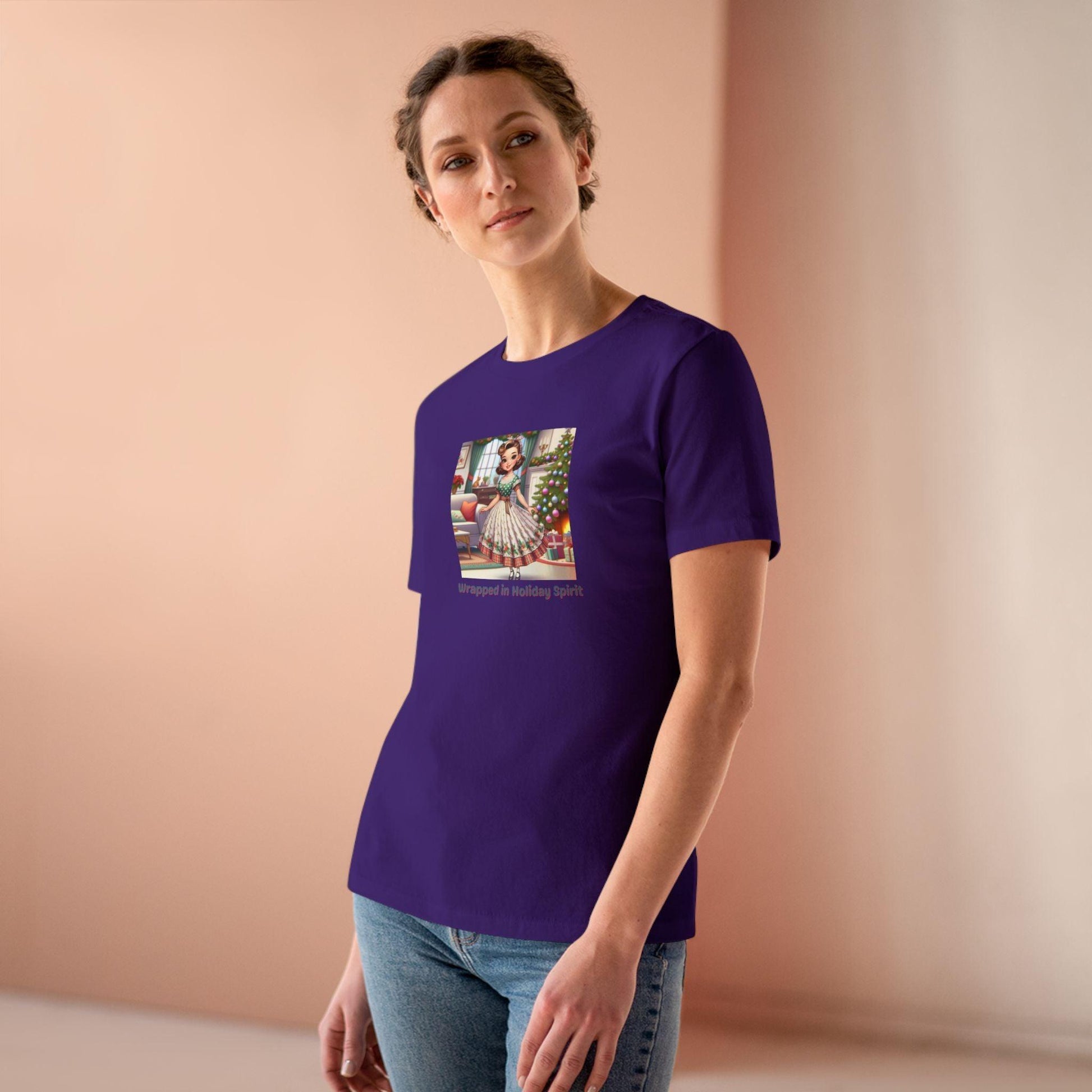 Wrapped in Holiday Spirit - Women's Softstyle Tee - Whippie's