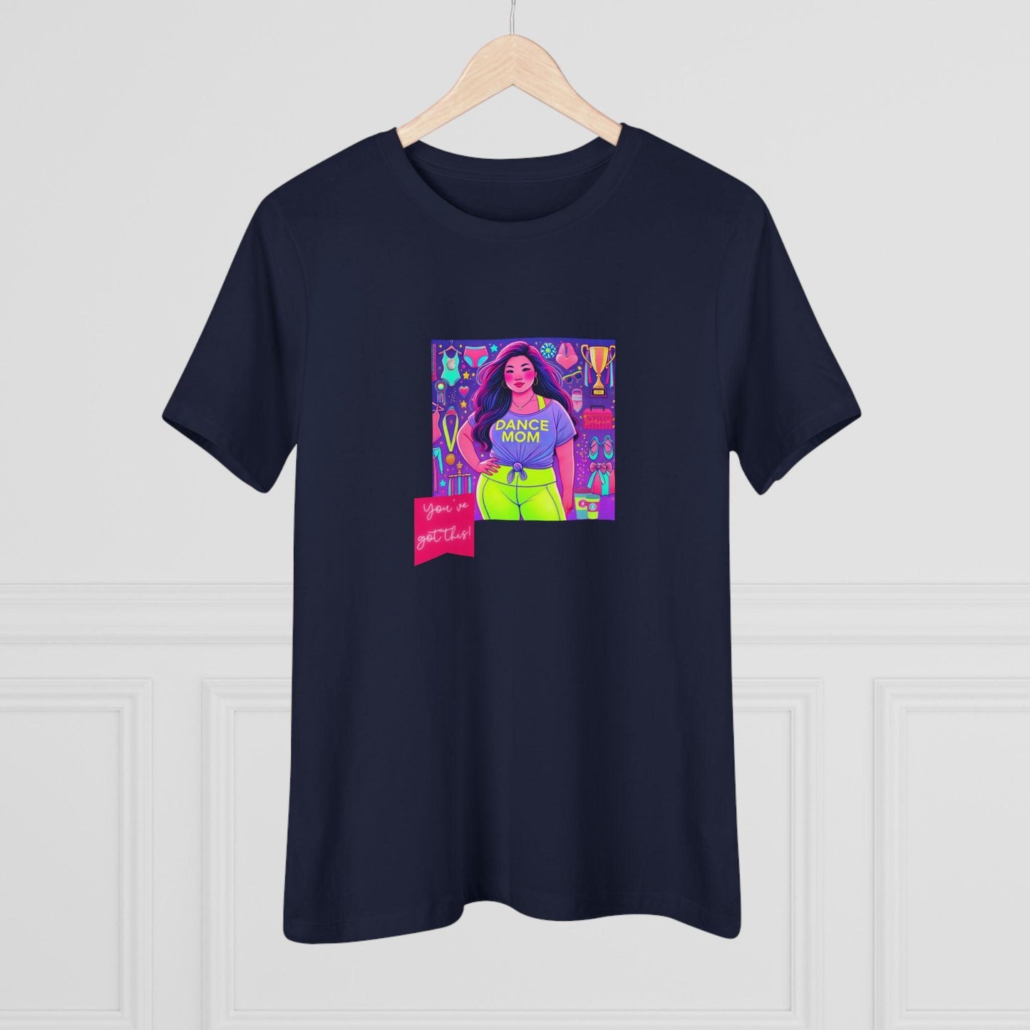 Dance Mom: You've Got This - Asian Mom (Curvy) - Women's Softstyle Tee Celebrate Your Inner Dance Mom! - Whippie's