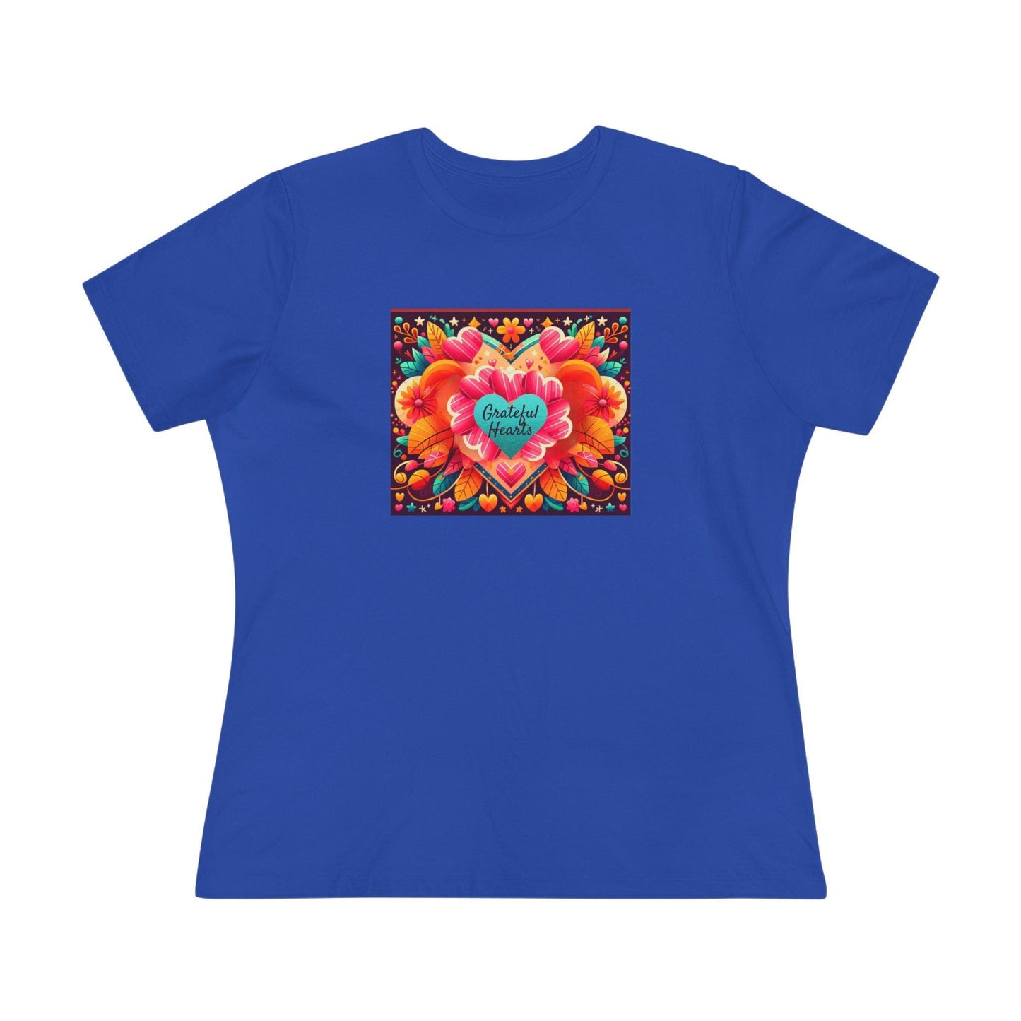 Grateful Hearts - A Celebration of Love and Gratitude 🧡💛❤️ - Women's Softstyle Tee - Whippie's