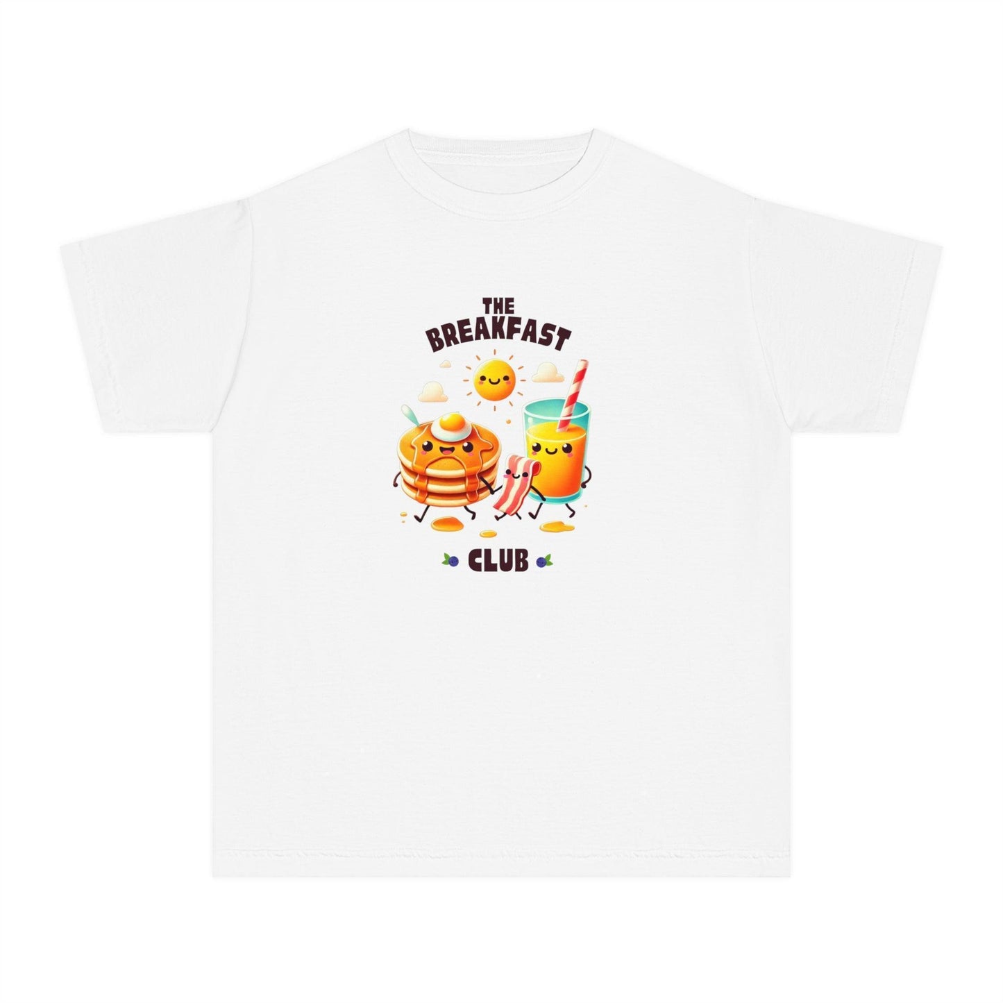 🥞 Breakfast Club 🍳 Youth Midweight Tee ☀️ Rise and shine, breakfast time! - Whippie's