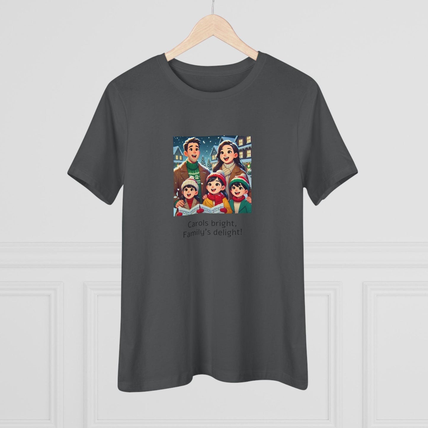 Carols bright, Family's delight! - Women's Softstyle Tee - Whippie's