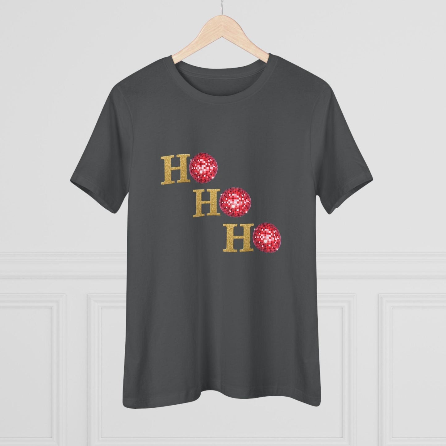 Ho Ho Ho ✨ Women's Softstyle Tee (with Disco Ball O's!) - Whippie's