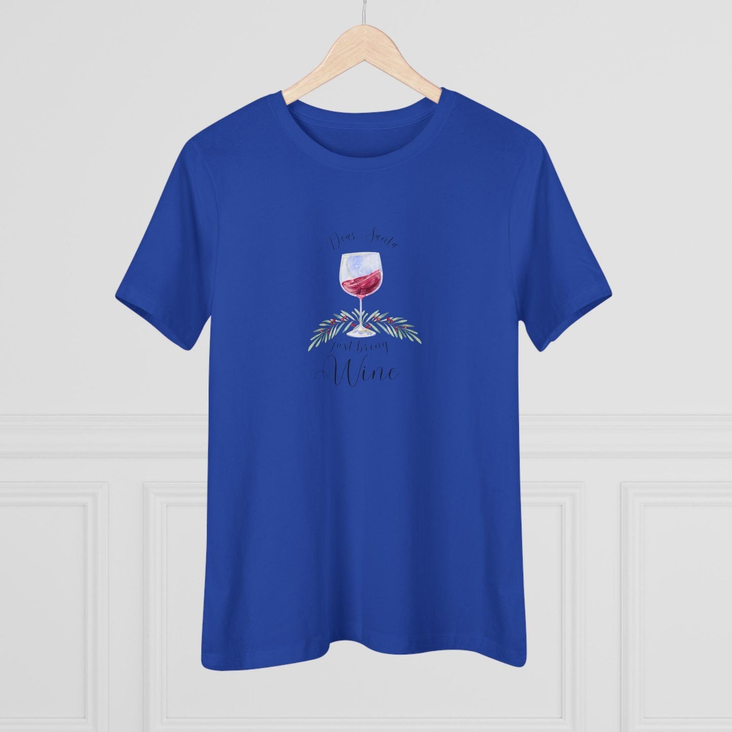 🍷💌 Dear Santa, Just Bring Wine 🎅🎄 - Women's Softstyle Tee - Whippie's