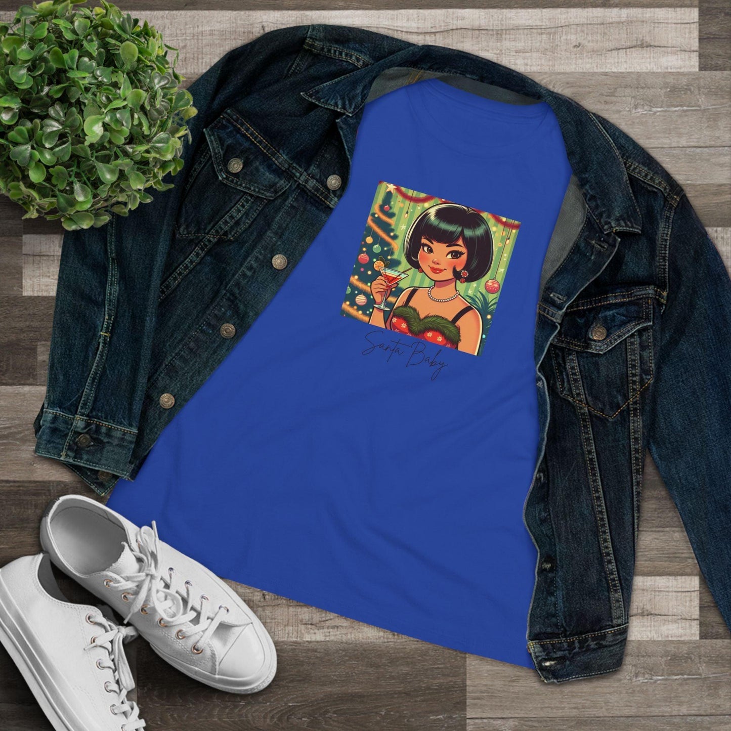Santa Baby - Women's Softstyle Tee - Whippie's
