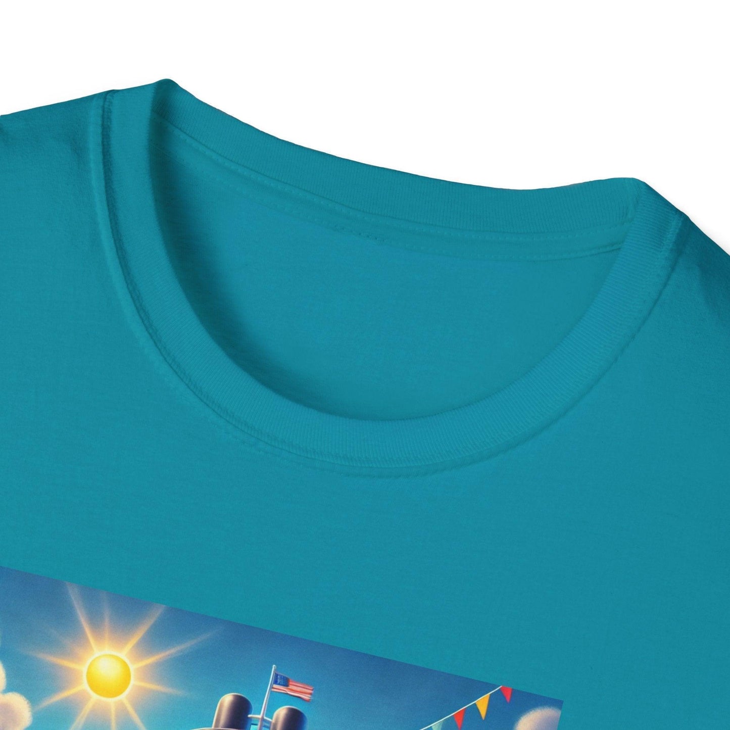 Duck on the Loose! Hilarious Cruise Ship Hide-and-Seek 🛳️ Unisex T-Shirt 🐤 - Whippie's