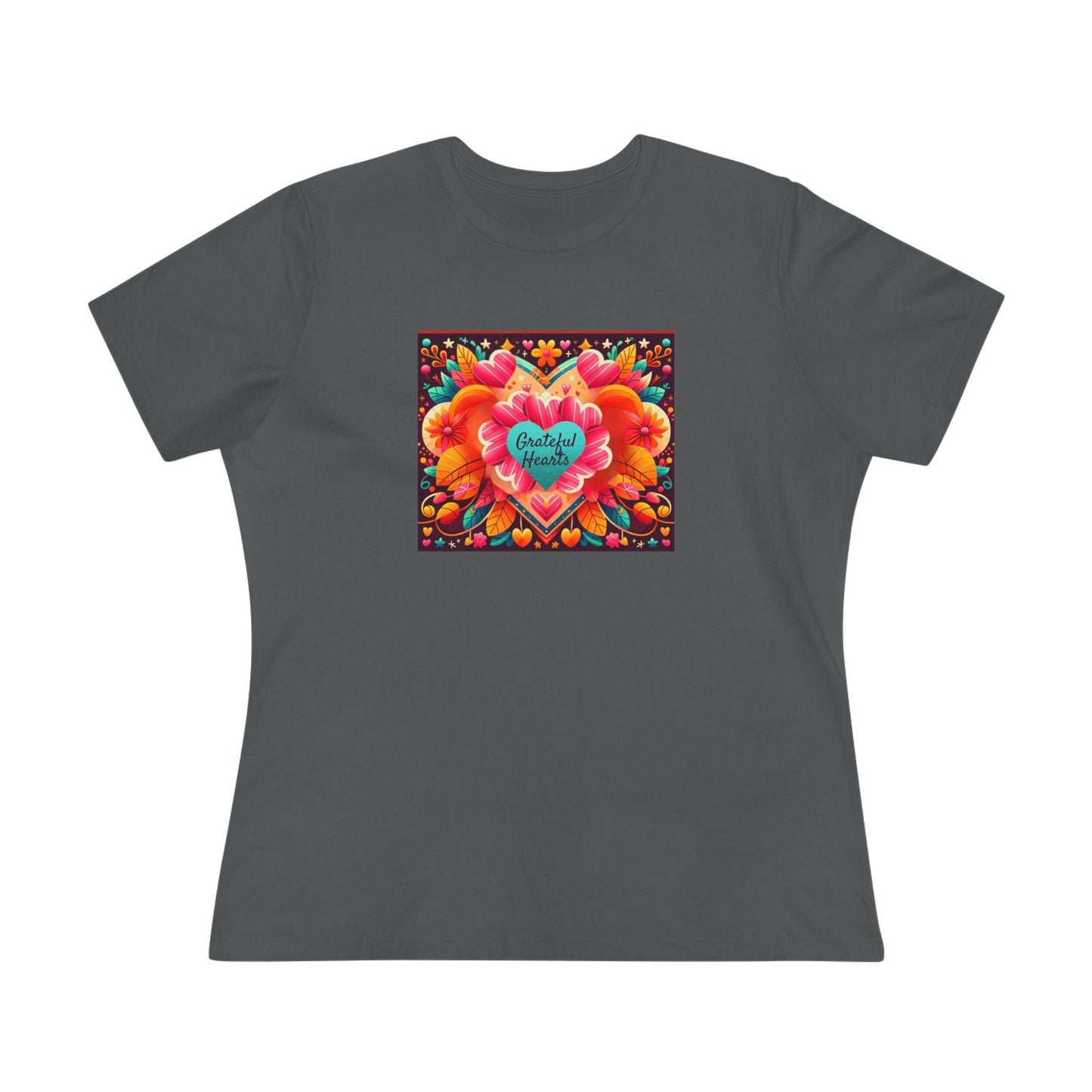 Grateful Hearts - A Celebration of Love and Gratitude 🧡💛❤️ - Women's Softstyle Tee - Whippie's