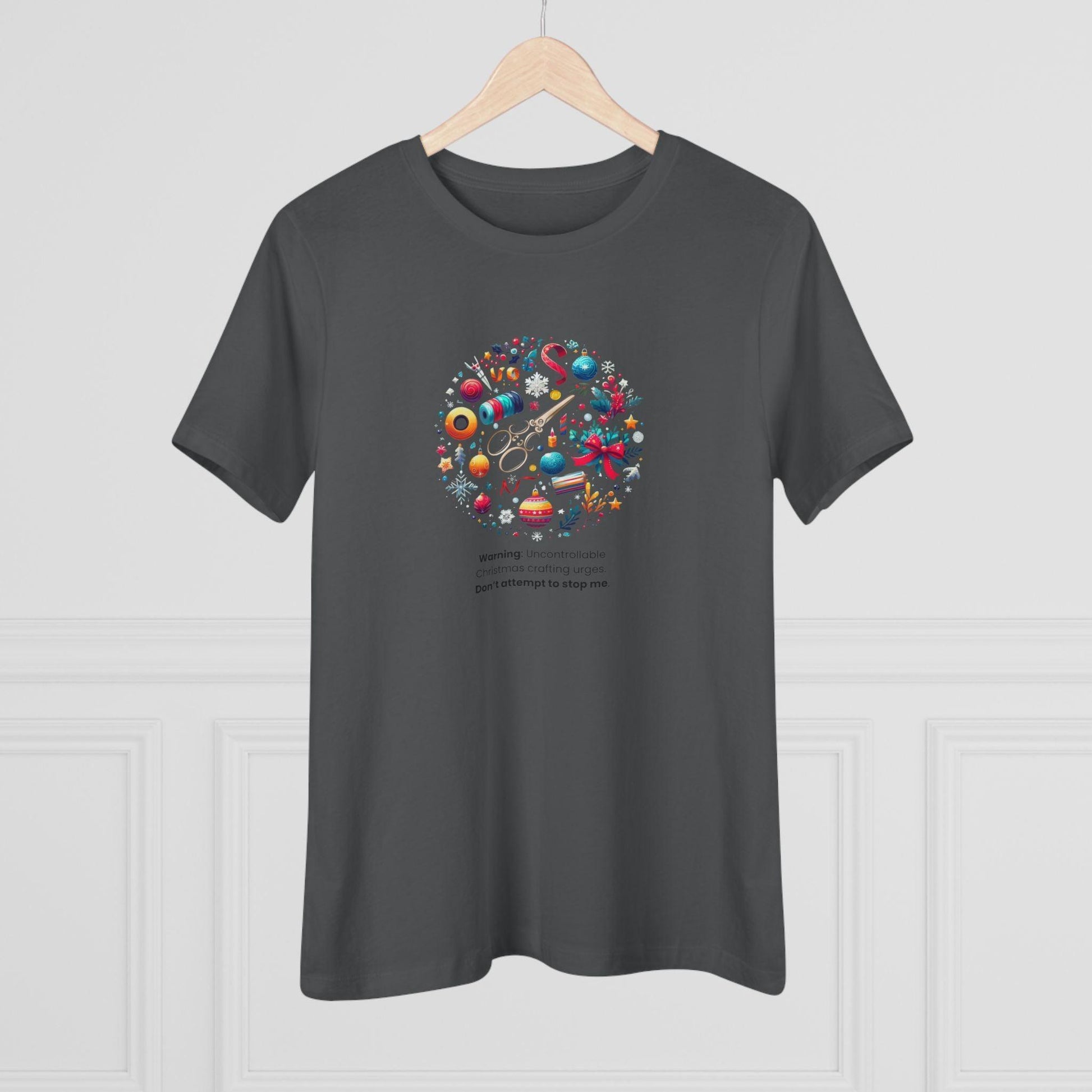 Snow Globe - Uncontrollable Urge to Craft - Women's Softstyle Tee - Whippie's