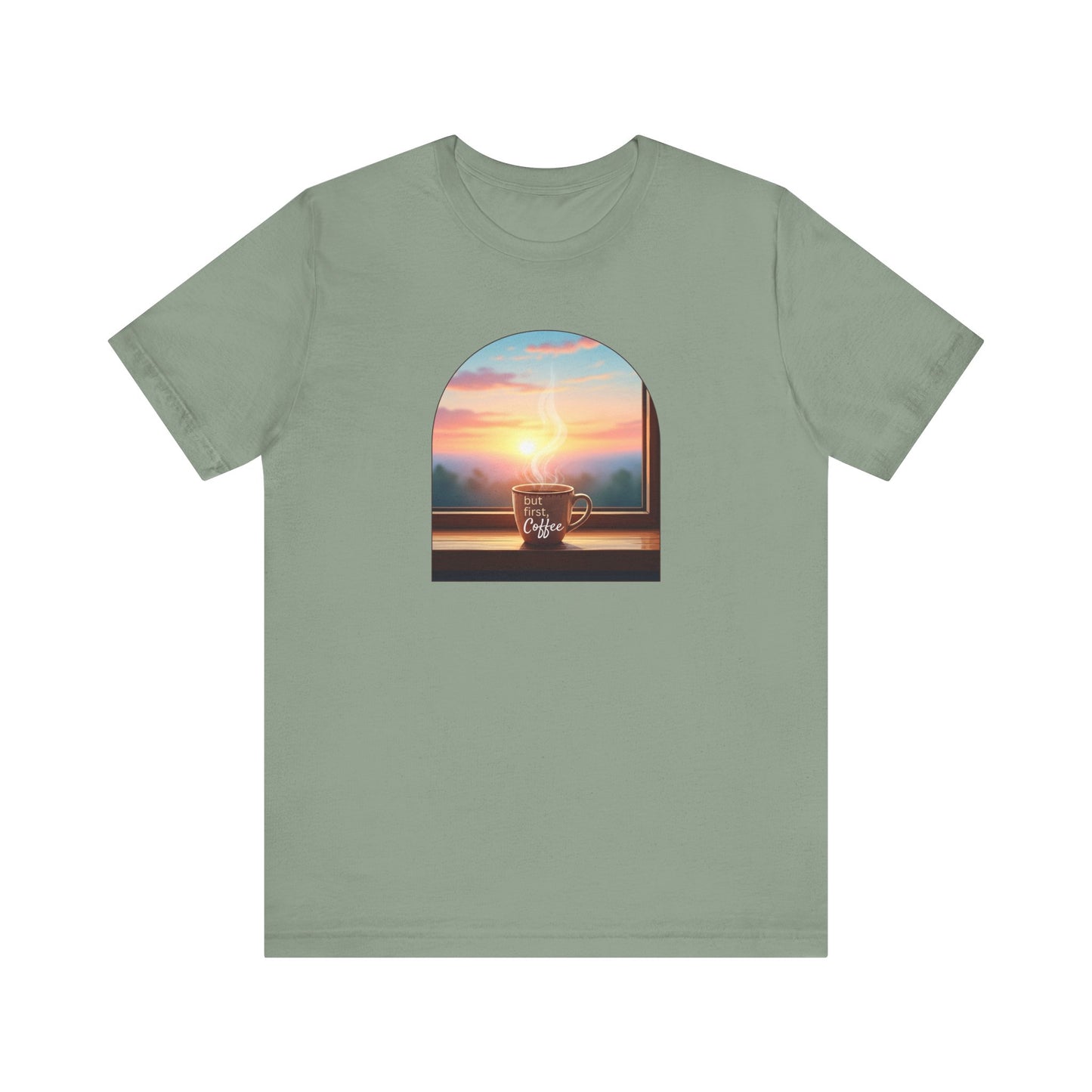 But First, Coffee - Unisex Jersey Tee - Whippie's