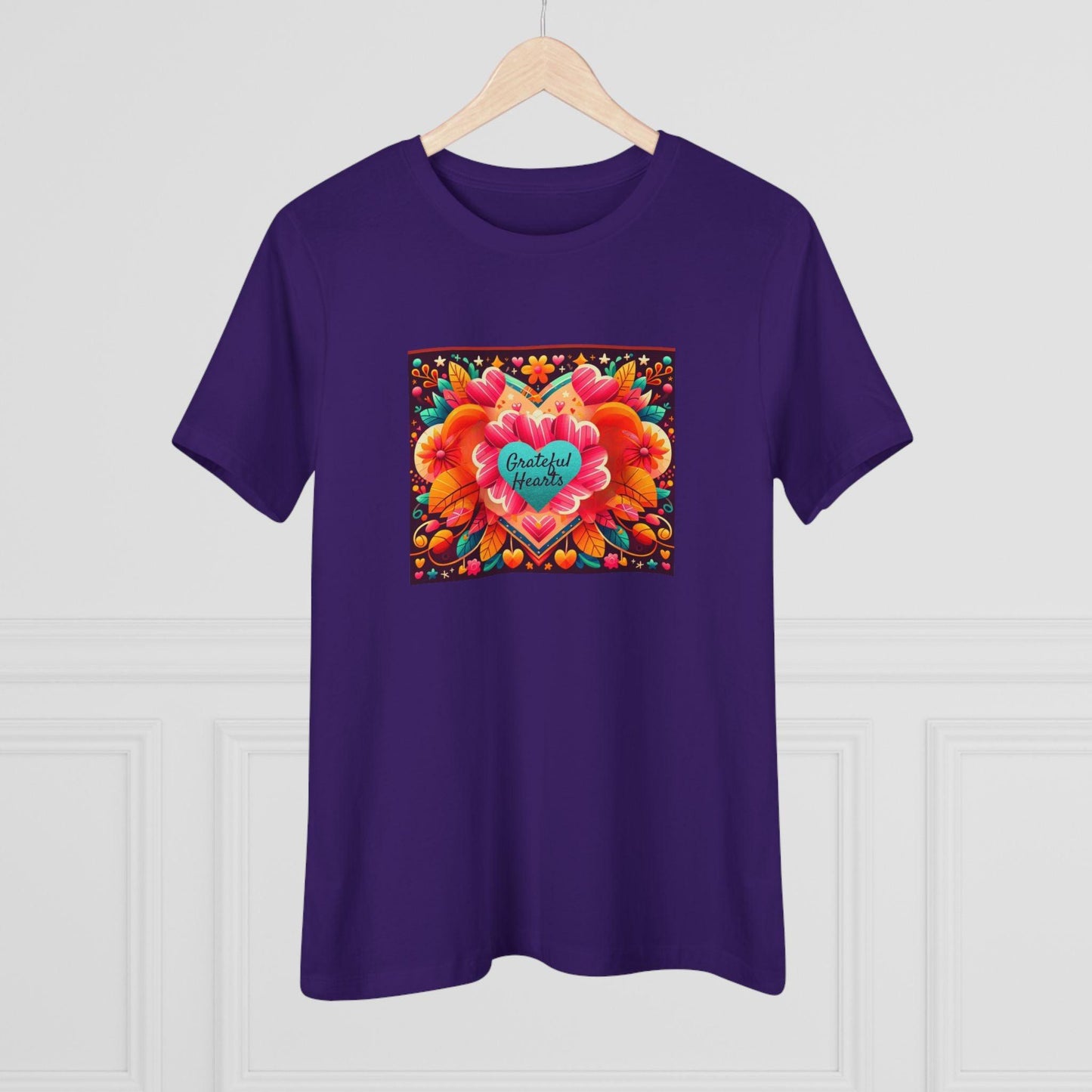 Grateful Hearts - A Celebration of Love and Gratitude 🧡💛❤️ - Women's Softstyle Tee - Whippie's
